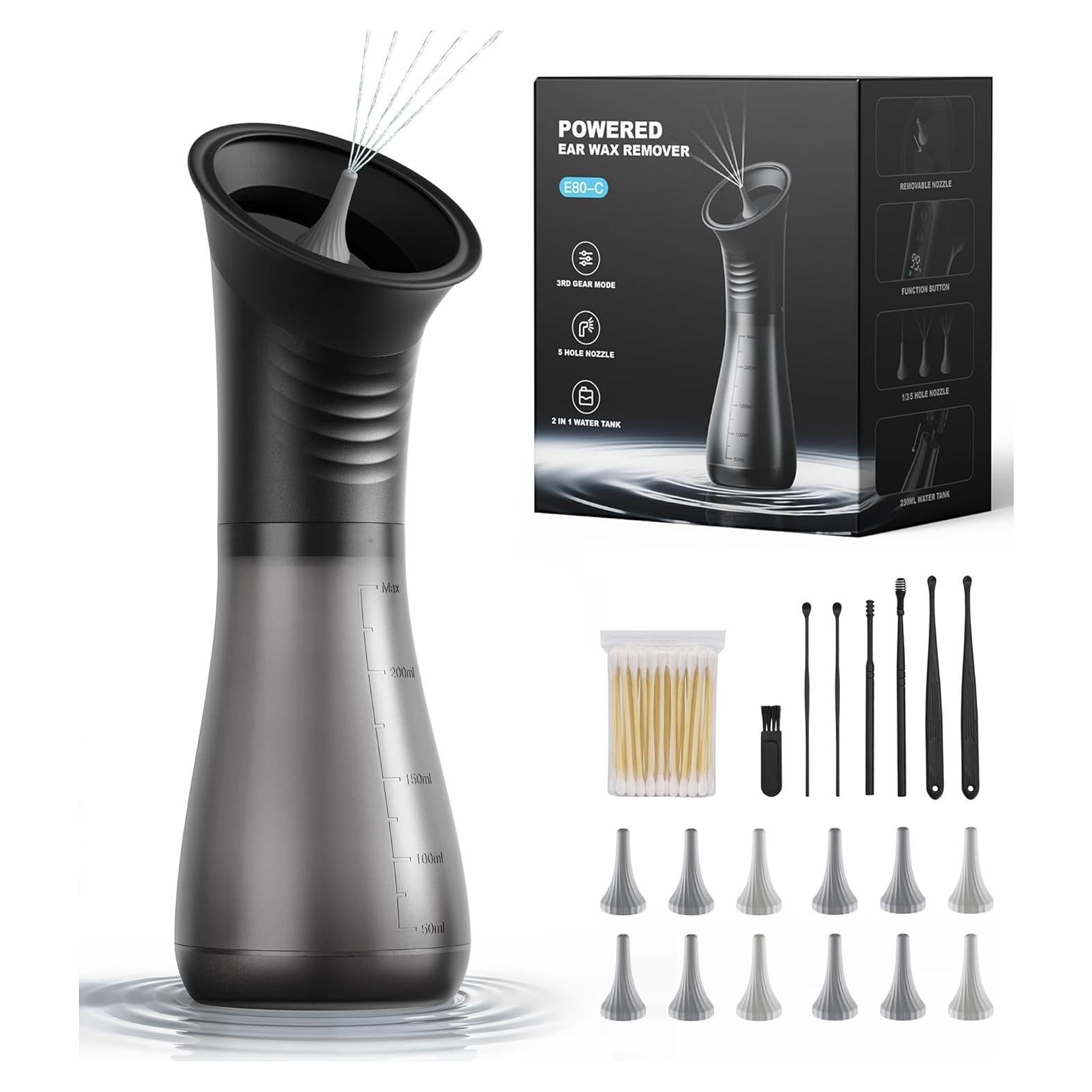 Limpiador de Oídos Rnful IPX7 Recargable 9 Métodos de Limpieza