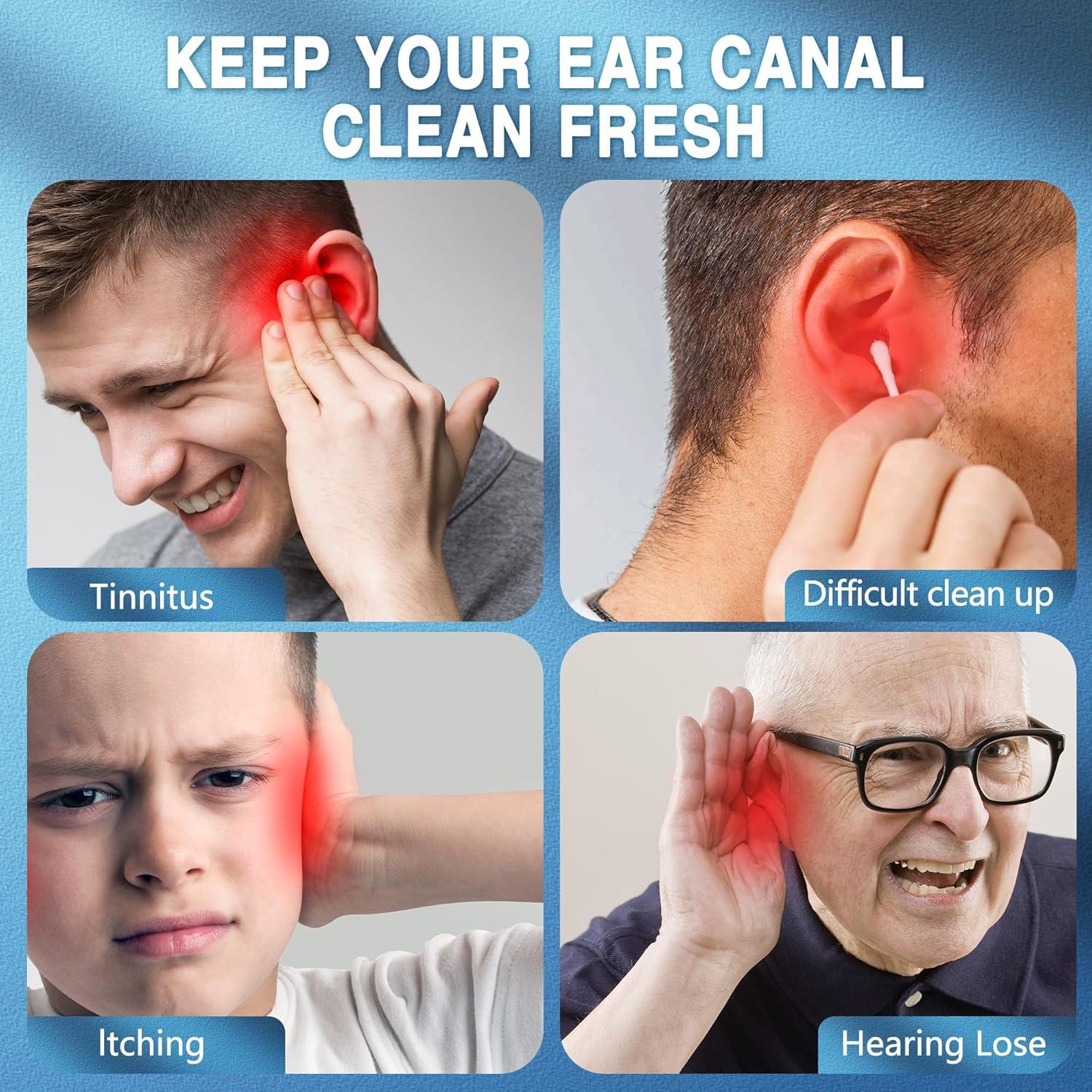 Limpiador de Oídos Rnful IPX7 Recargable 9 Métodos de Limpieza