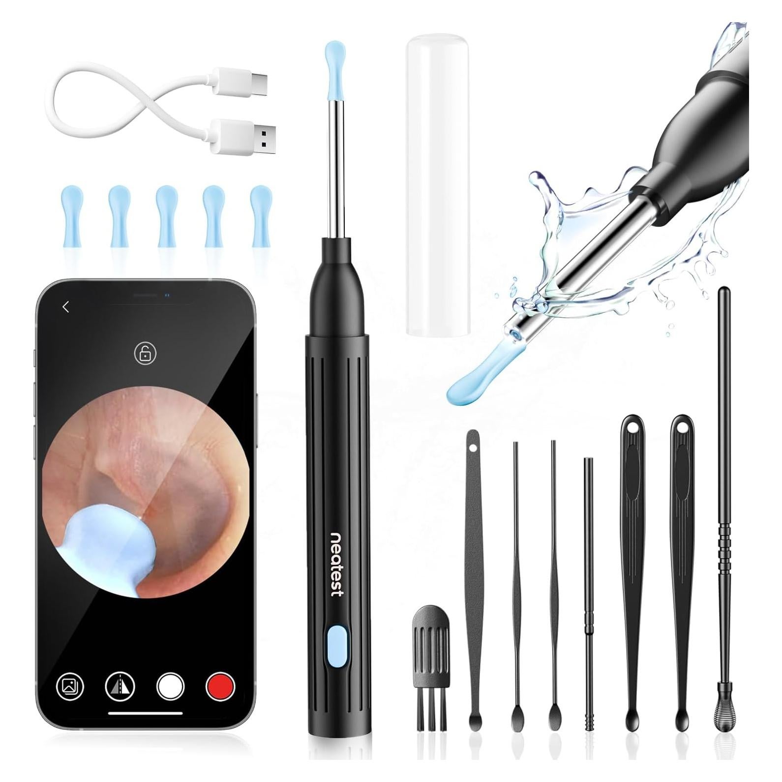 Limpiador de Oídos Inteligente NEATEST con Cámara 1296P