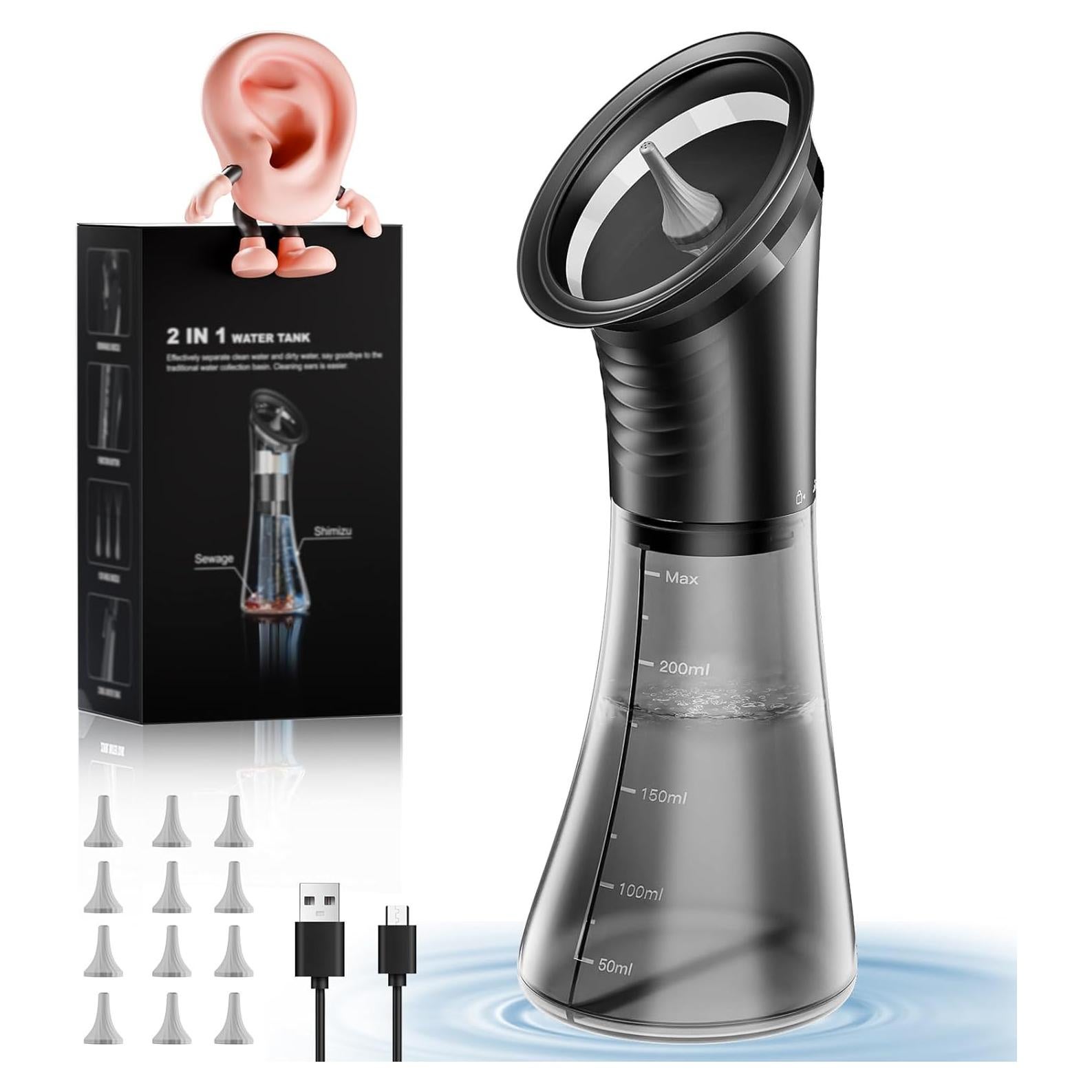 Limpiador de Oídos Eléctrico Yakbio E80 con Pantalla LED