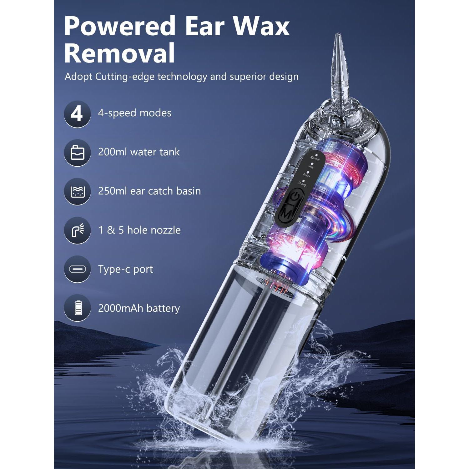 Kit Eliminador de Cerumen VITCOCO con Cámara 1080P y 4 Modos