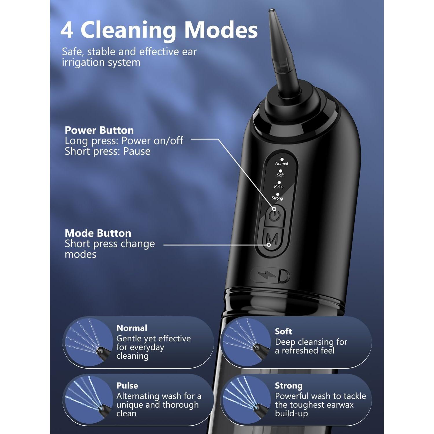 Kit Eliminador de Cerumen VITCOCO con Cámara 1080P y 4 Modos