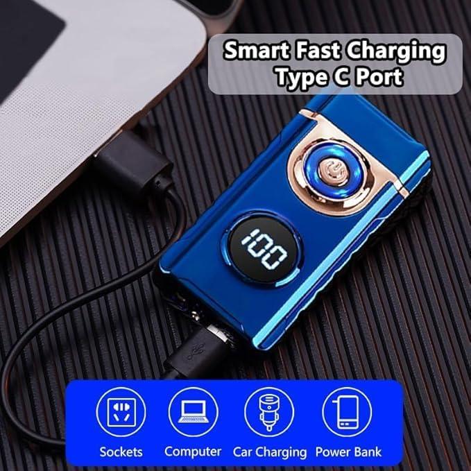 Encendedor Eléctrico Recargable Yaninkle TH623 con Pantalla LED