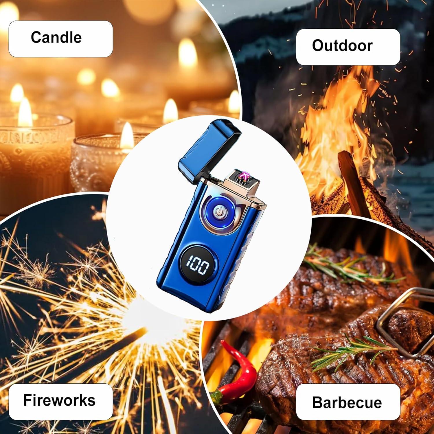 Encendedor Eléctrico Recargable Yaninkle TH623 con Pantalla LED