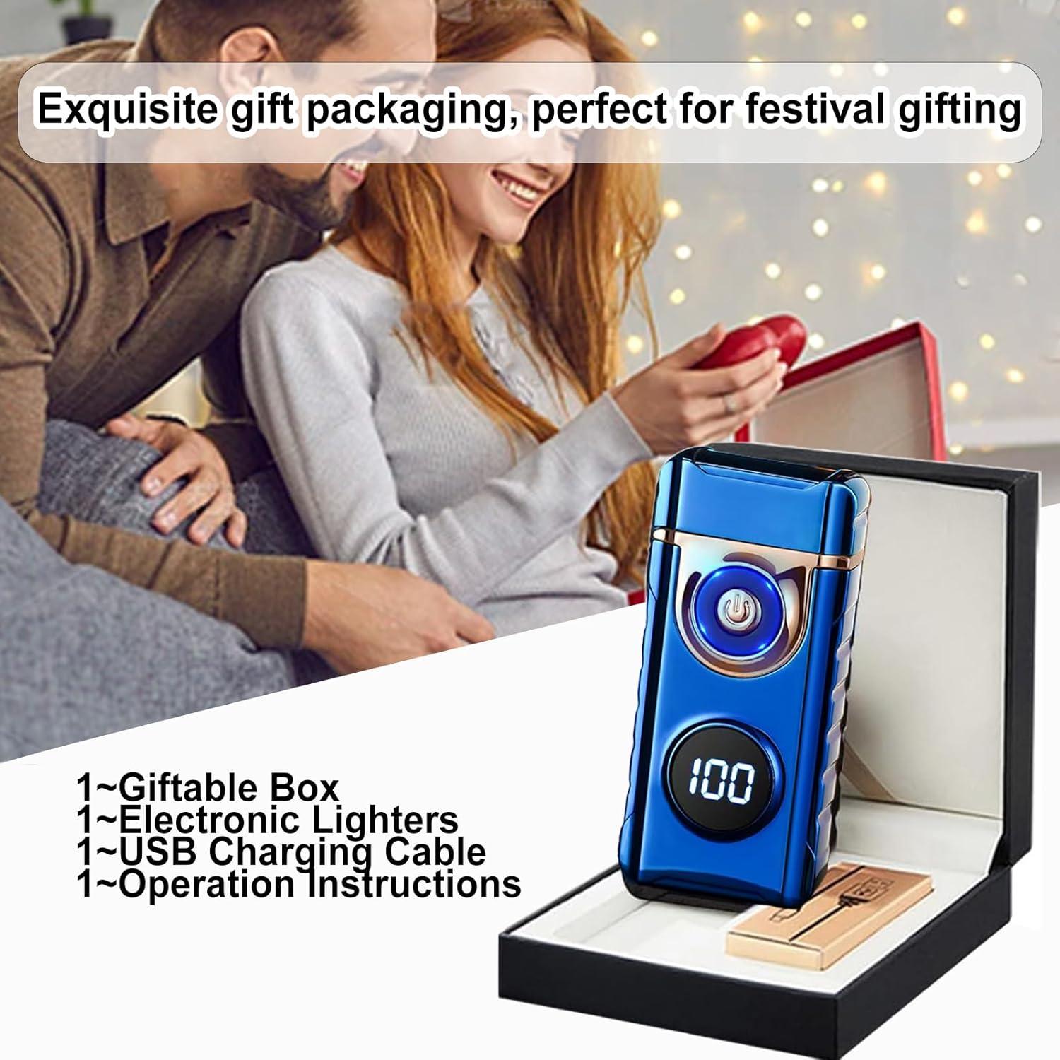 Encendedor Eléctrico Recargable Yaninkle TH623 con Pantalla LED