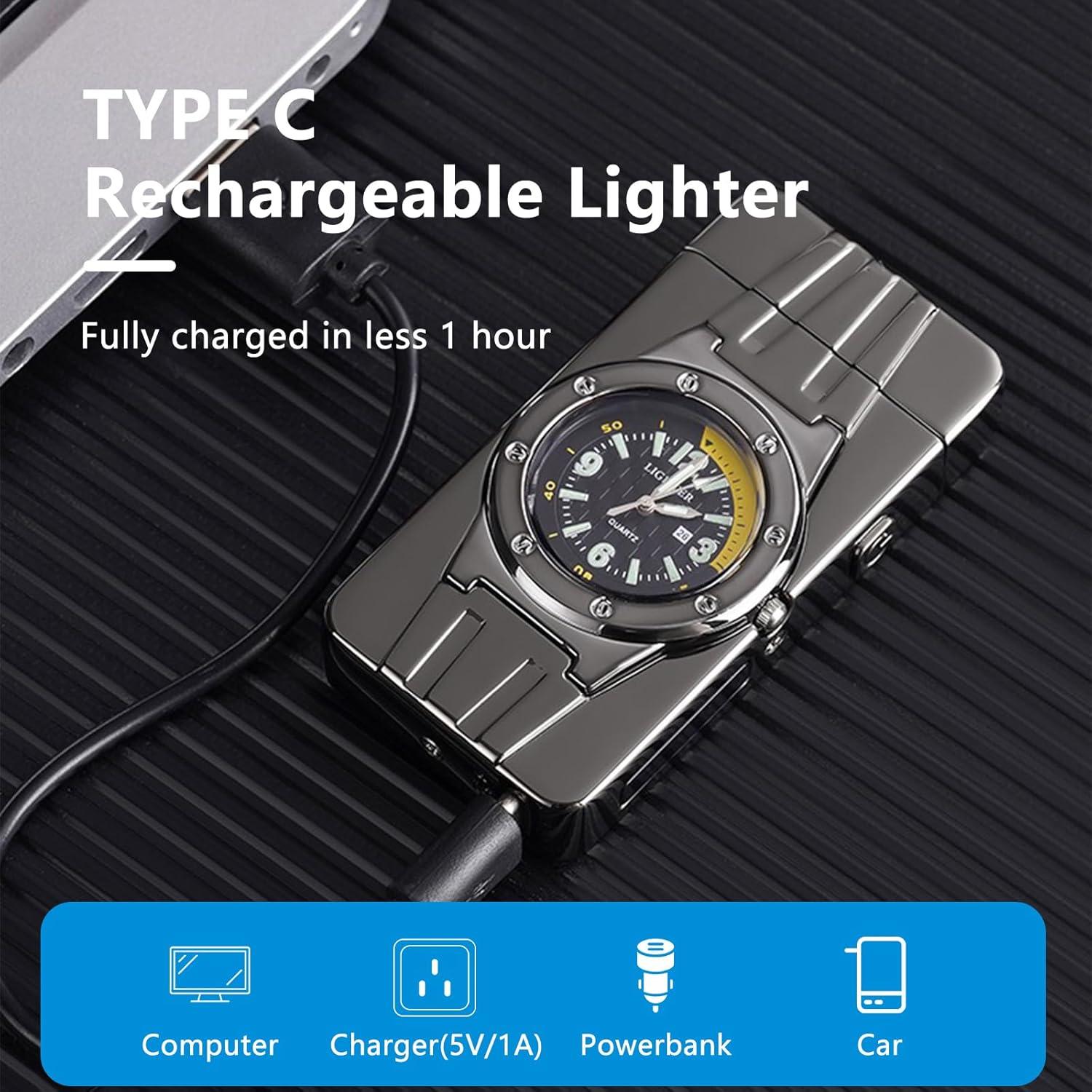 Encendedor de Plasma TIKIUKI Recargable Vintage Rojo 141g