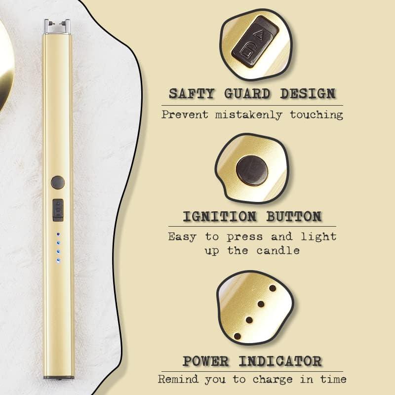 Kit de Cuidado de Velas 6 en 1 Emime - Cortador, Encendedor y Apagavelas