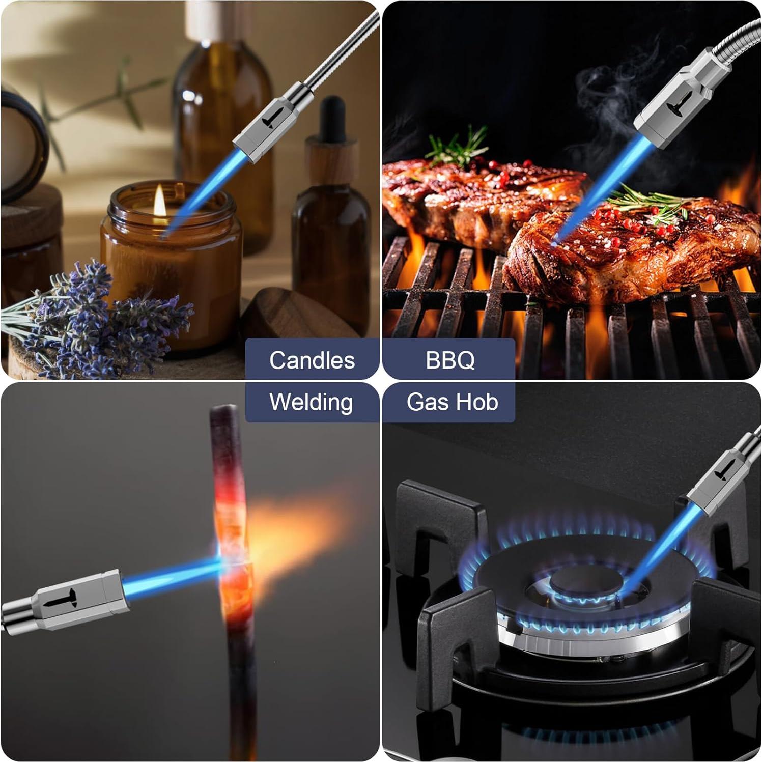 Encendedor de Butano TONYFUL GF-961 Recargable a Prueba de Viento