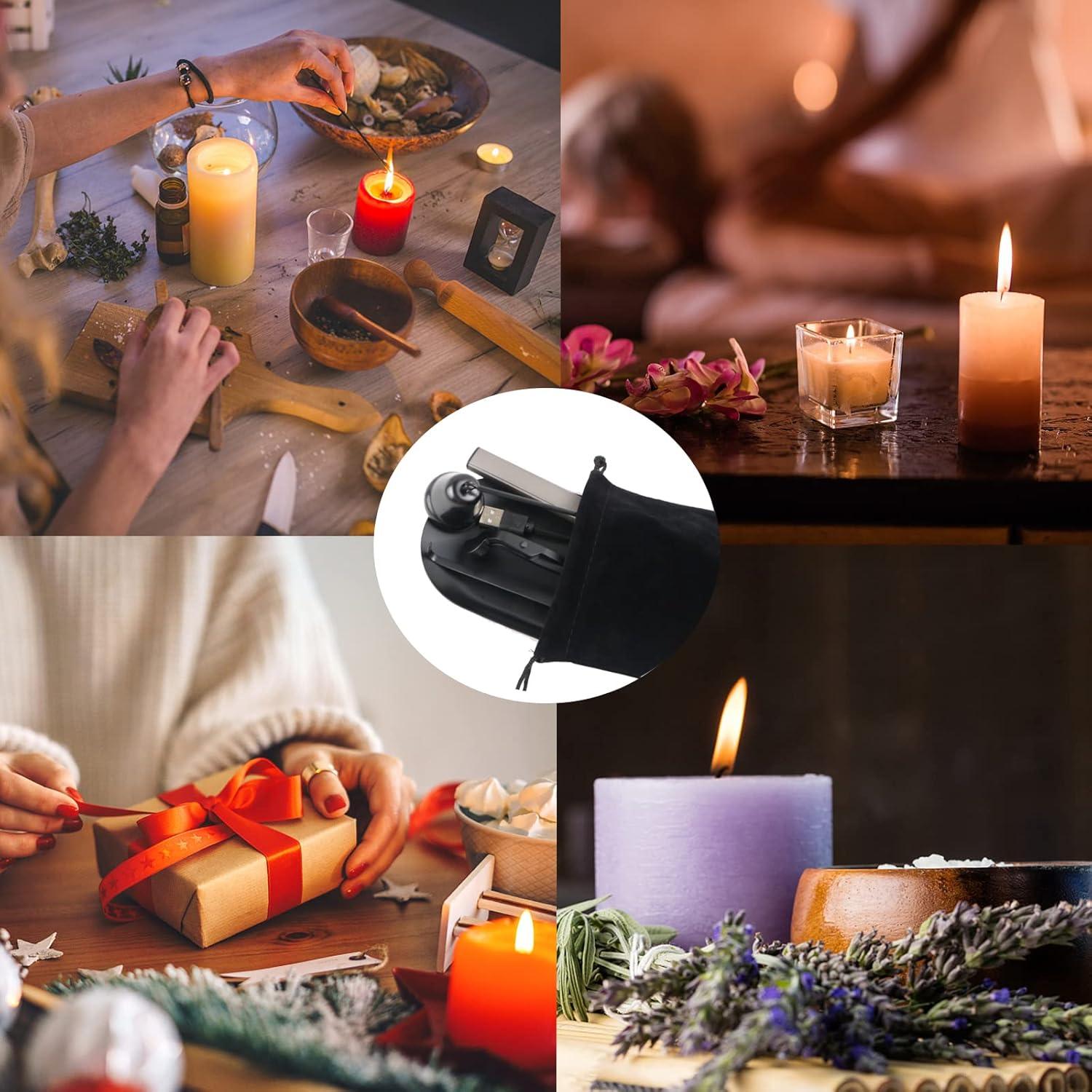 Juego de Accesorios para Velas KOAKOMI 5 en 1 con Bandeja