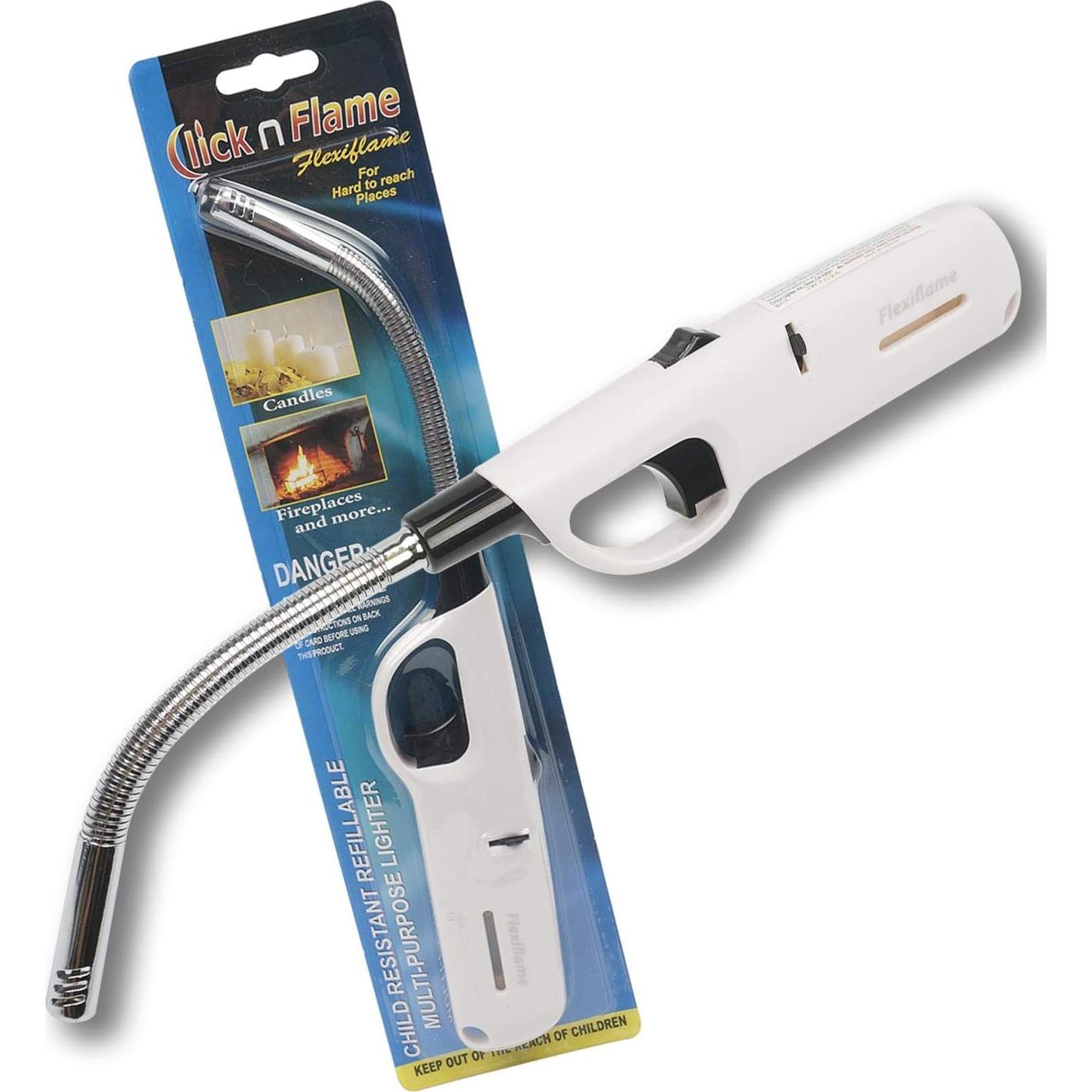 Paquete de 3 Encendedores Largos Click-n-Flame Recargables