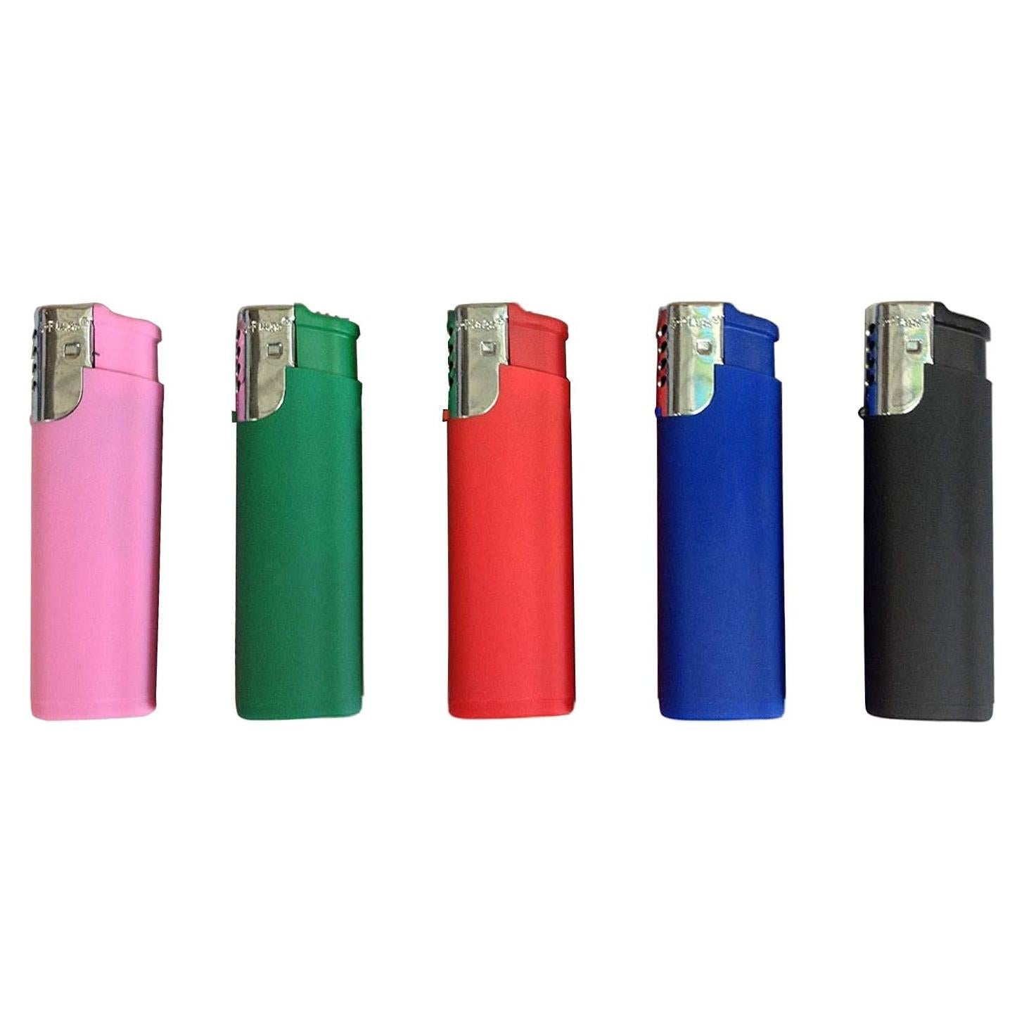 Encendedor Recargable a Prueba de Viento 5-Banderas - 5 Piezas