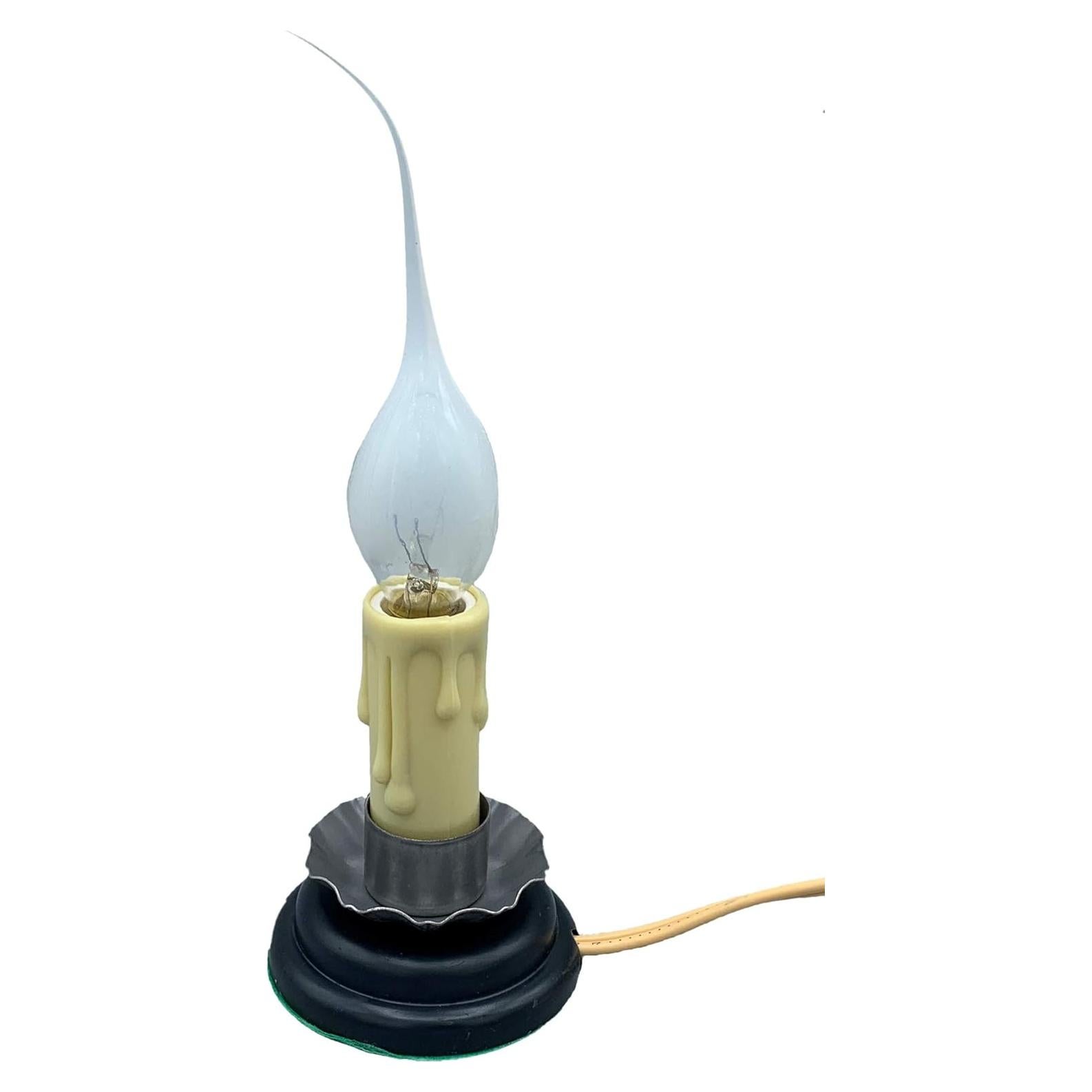 Lámpara de Vela Rústica Creative Hobbies 12.7 cm con Interruptor