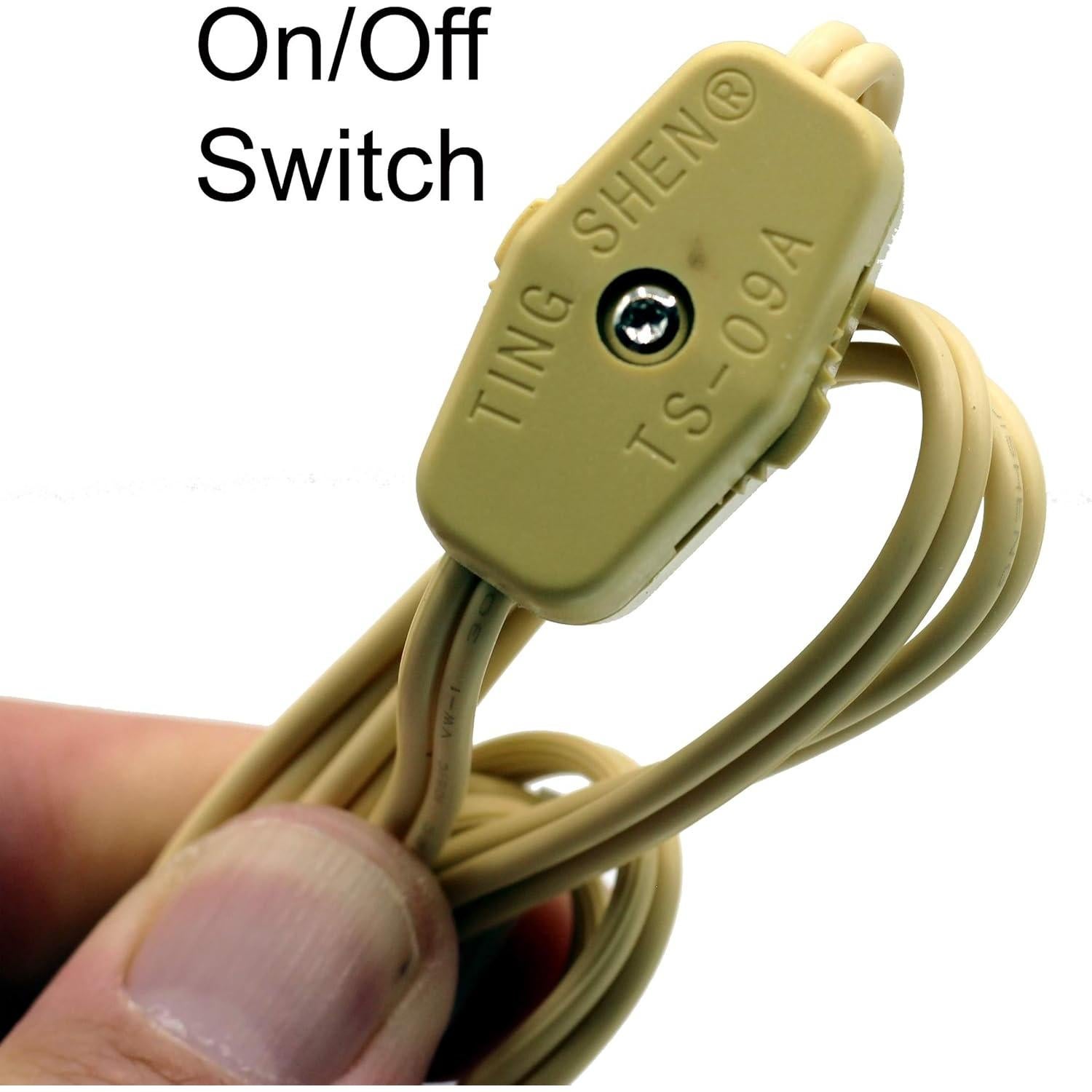 Lámpara de Vela Rústica Creative Hobbies 12.7 cm con Interruptor