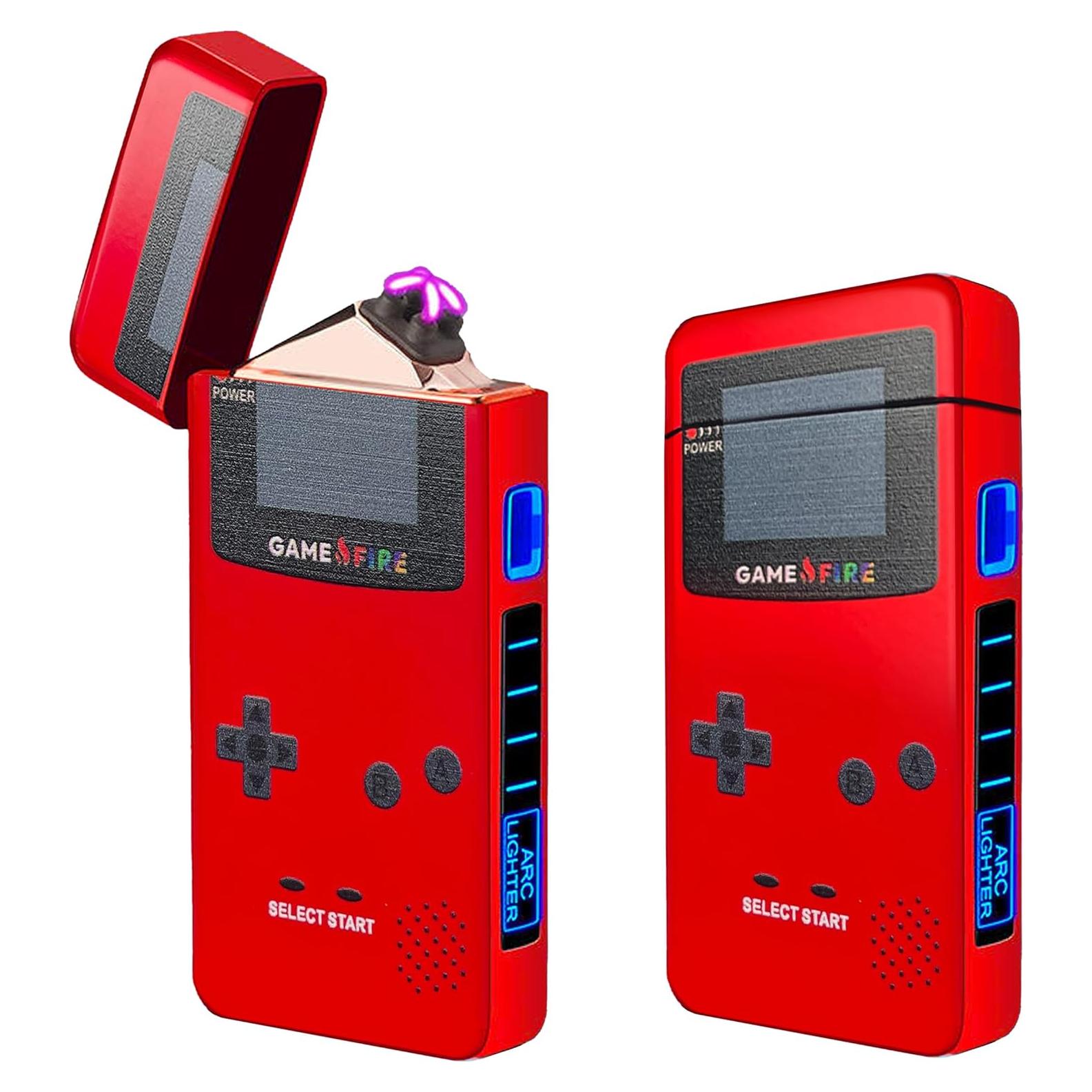 Encendedor de Plasma Portátil GameFire - Recargable USB - Gamer Retro