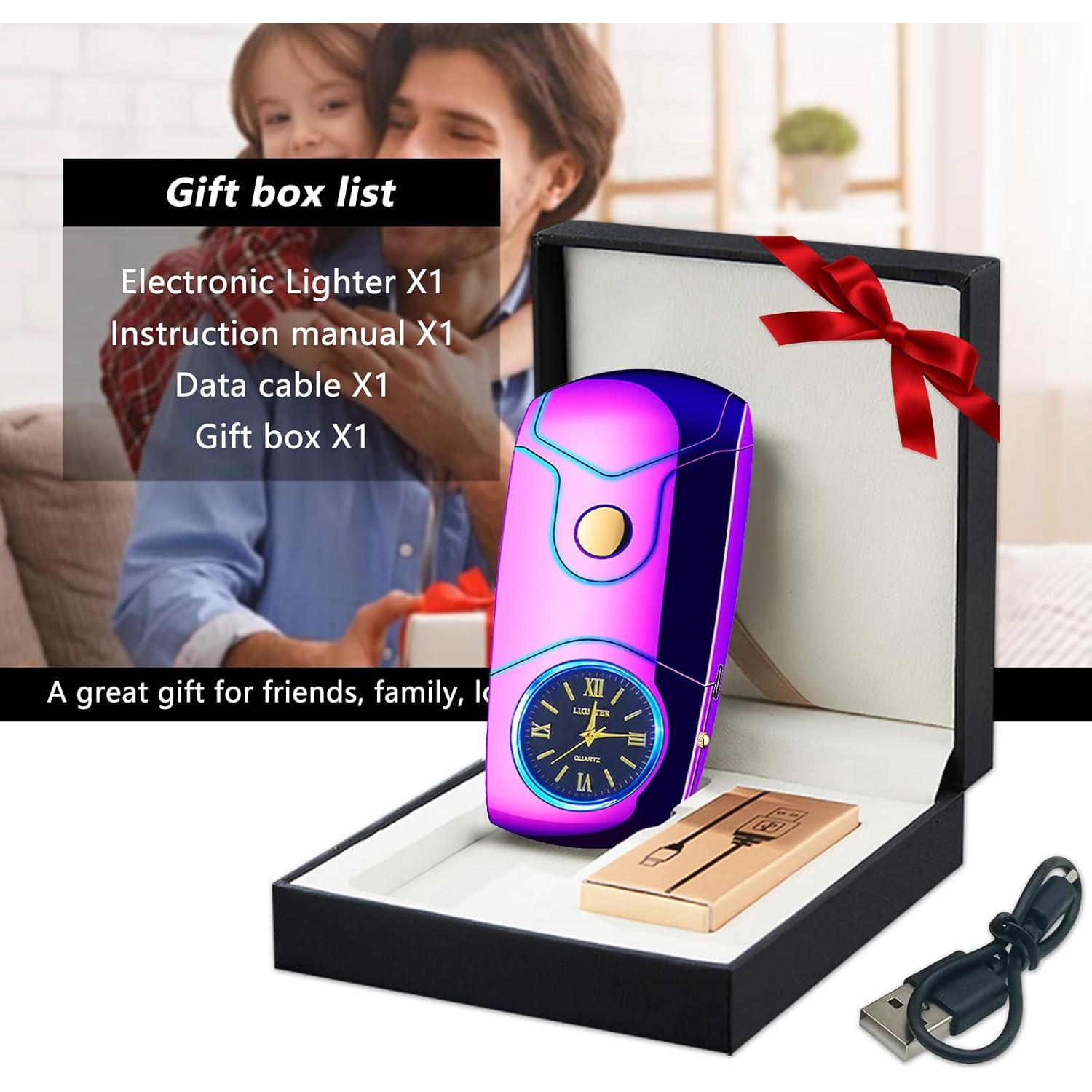 Encendedor Eléctrico Recargable USB C Comanyi Doble Arco Plasma