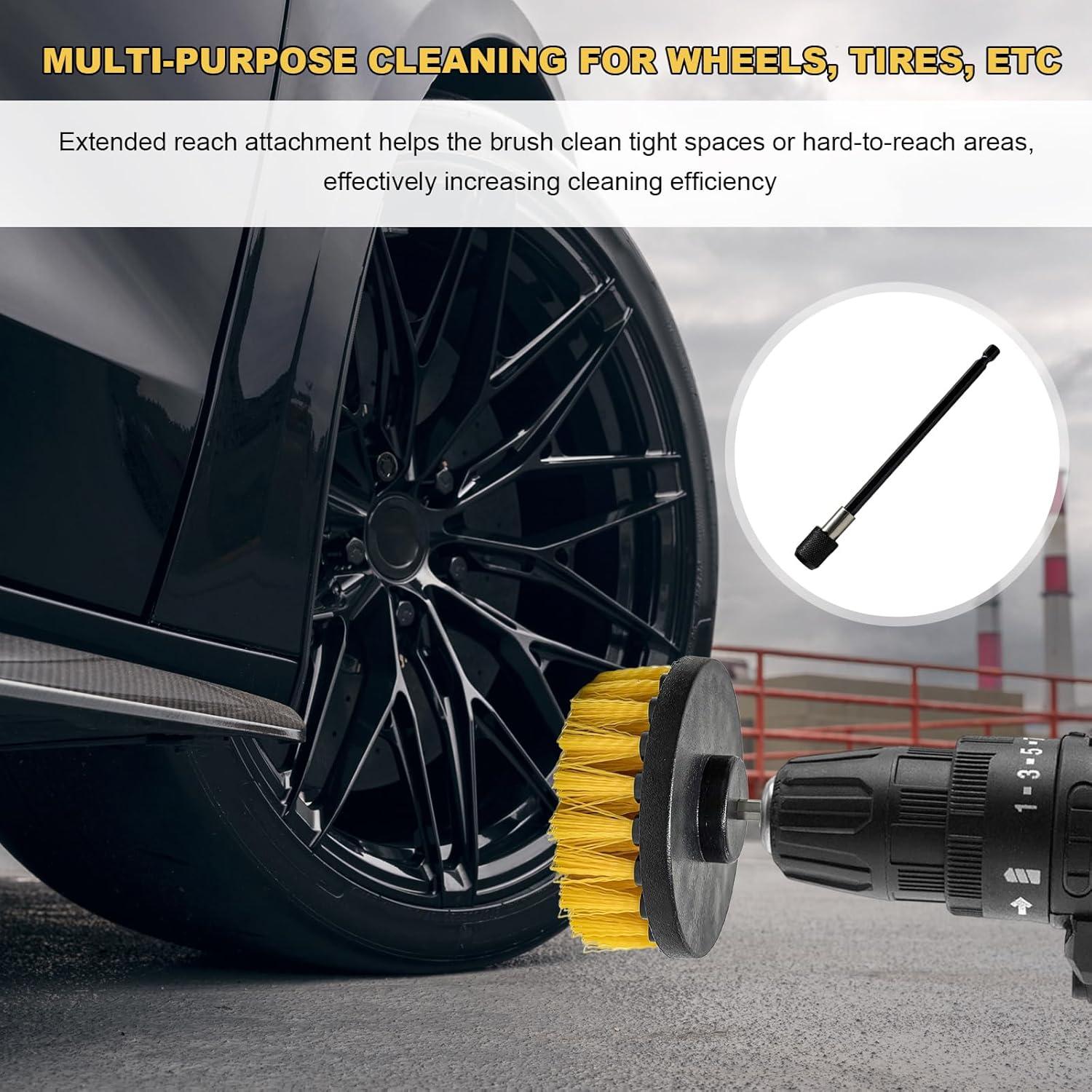 Juego de Accesorios de Cepillo de Taladro MUQIDA 6 Piezas