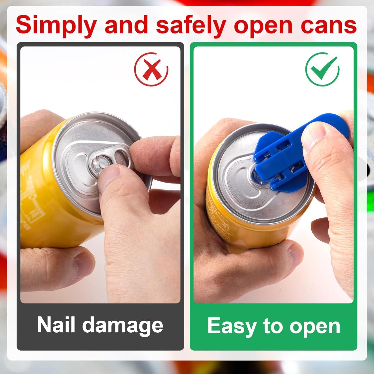 6 Abridores Manuales de Latas Pndeyo - Plástico Reutilizable