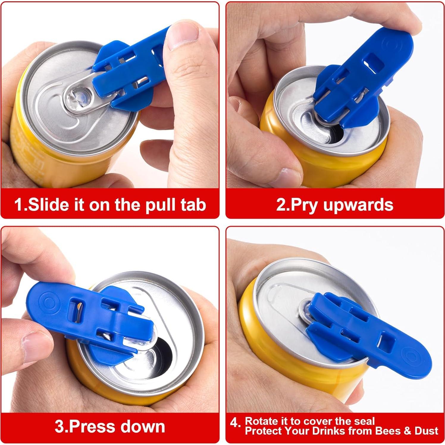 6 Abridores Manuales de Latas Pndeyo - Plástico Reutilizable