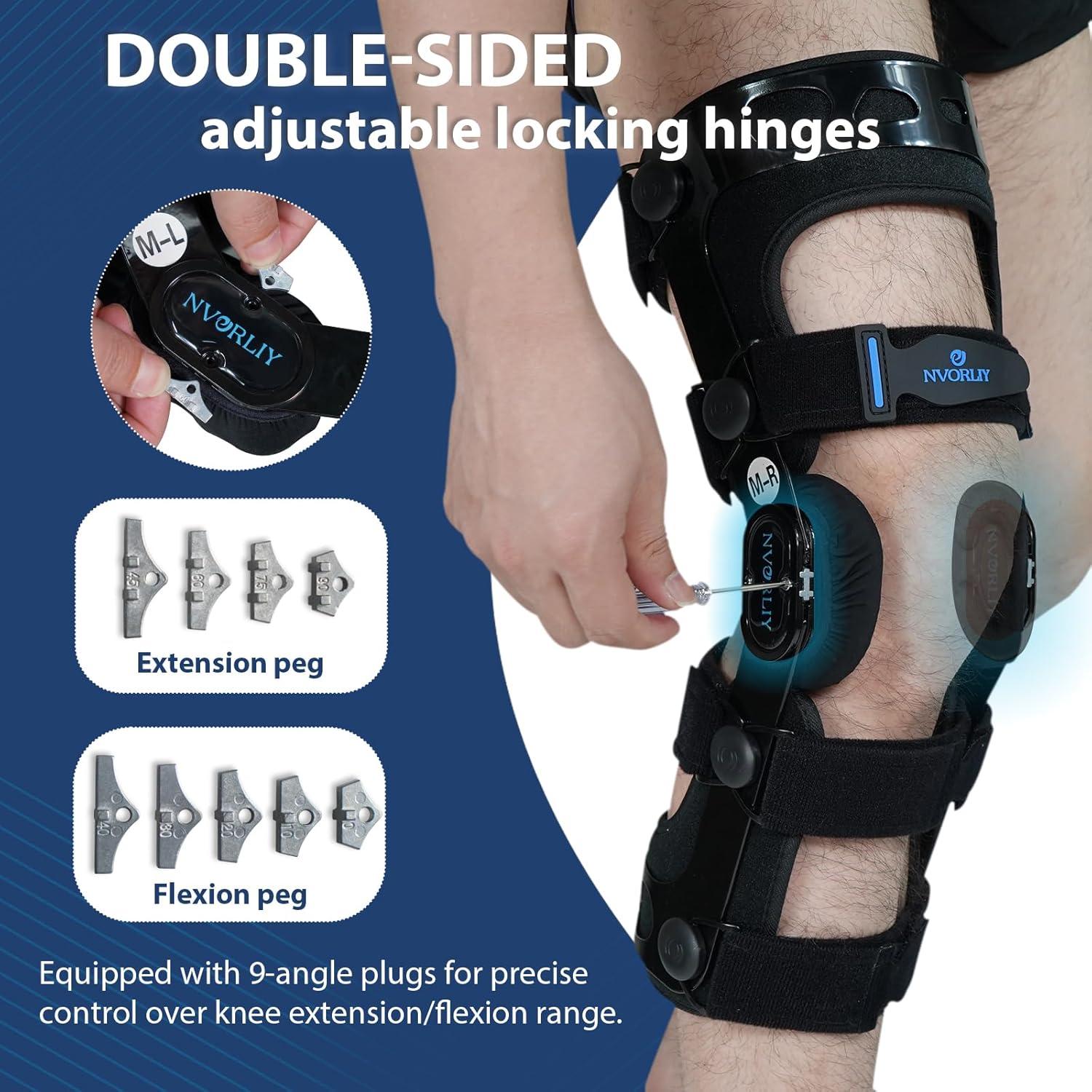 Férula Ortopédica para Rodilla Nvorliy - Ajuste Pequeño Izquierda