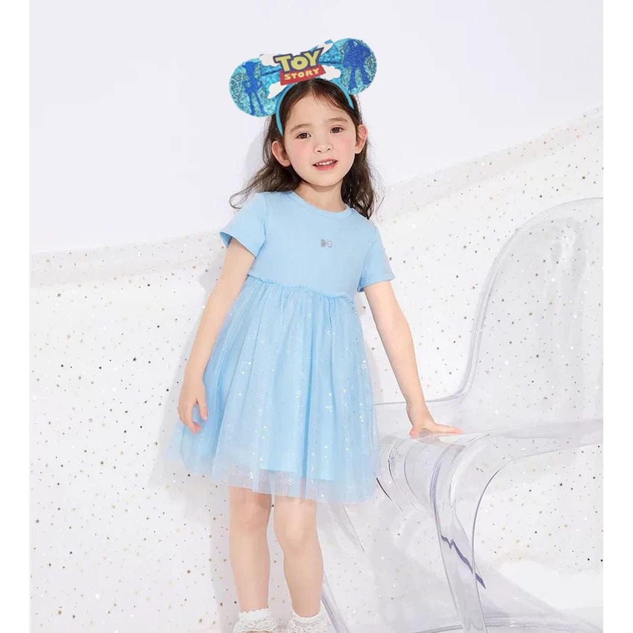 Diadema de Orejas de Ratón Atvscay con Lentejuelas Azul