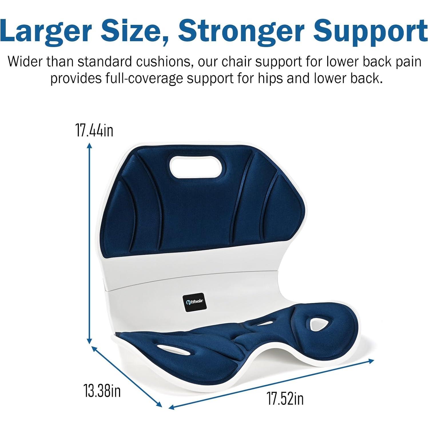 Soporte Ergonómico para Espalda Baja Hlthair YTCGL-01 Azul