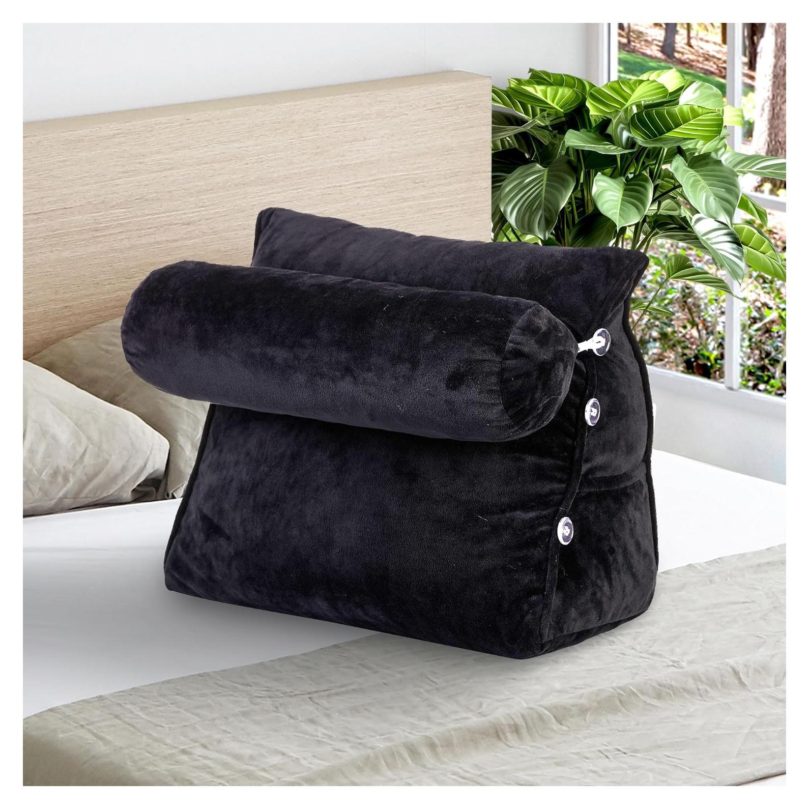 Cojín de Lectura Cheer Collection Ajustable en Cuña Negro