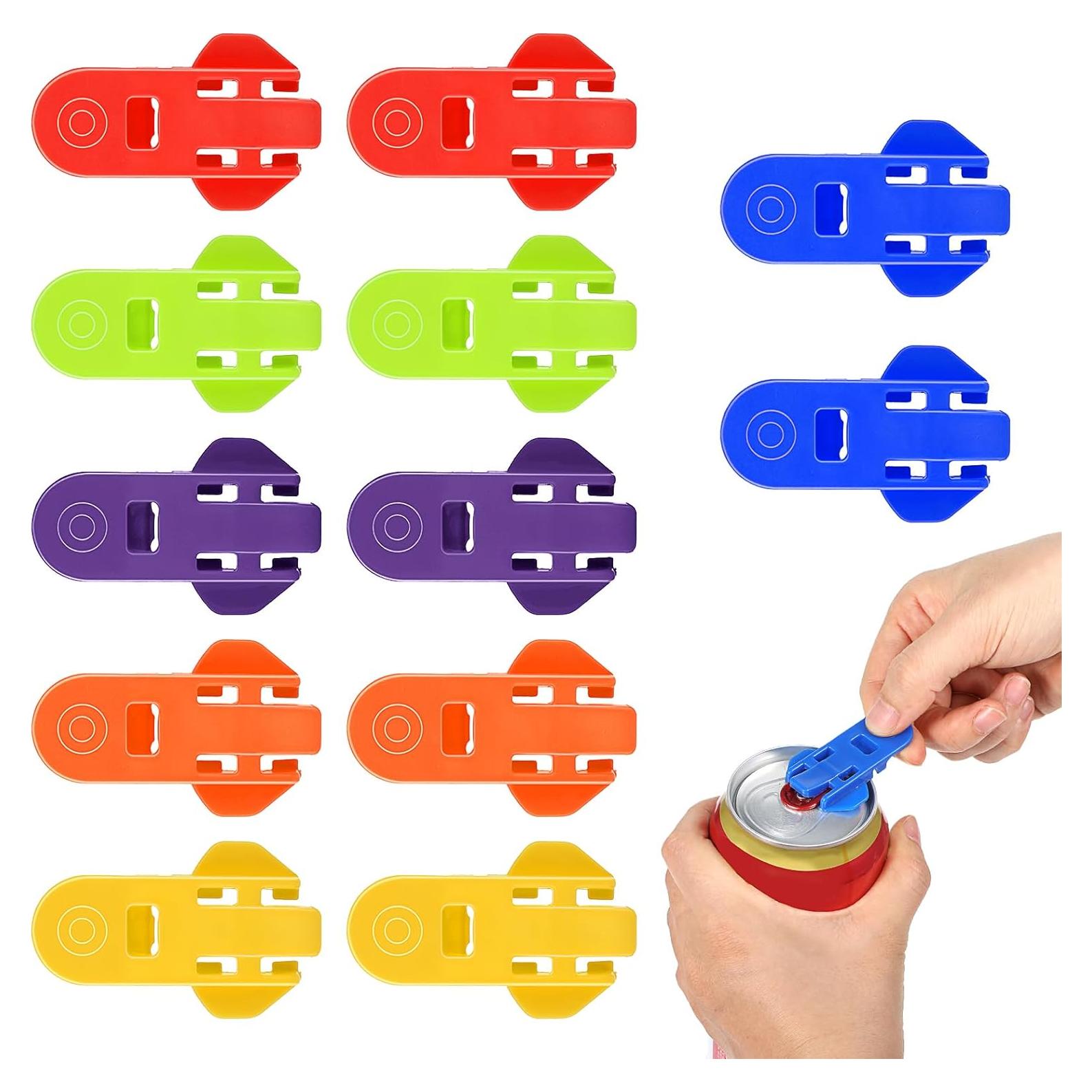Juego de 12 Abre Latas Manual Teaaha Multicolor 5.4x3.4cm