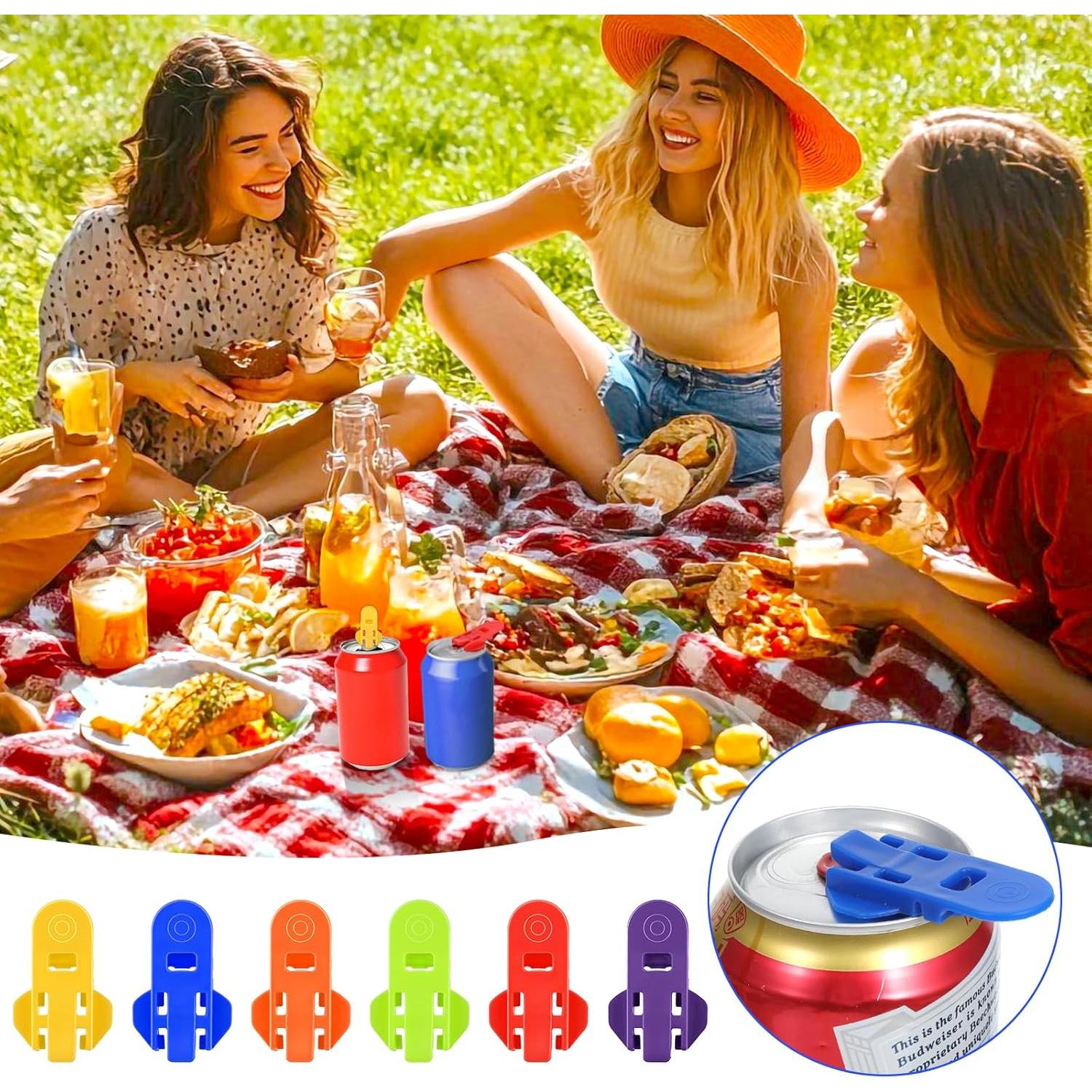 Juego de 12 Abre Latas Manual Teaaha Multicolor 5.4x3.4cm