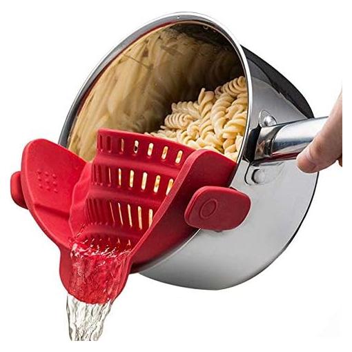Colador de Silicona Clip On Univers Cookware para Pasta y Verduras