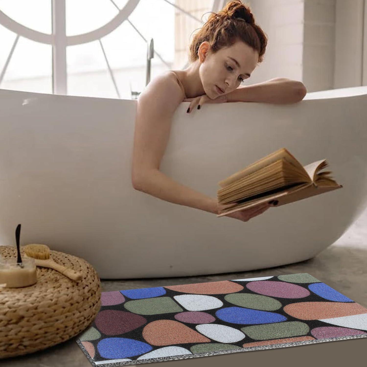 Alfombra de Ducha Antideslizante Godehone 40x91 cm PVC