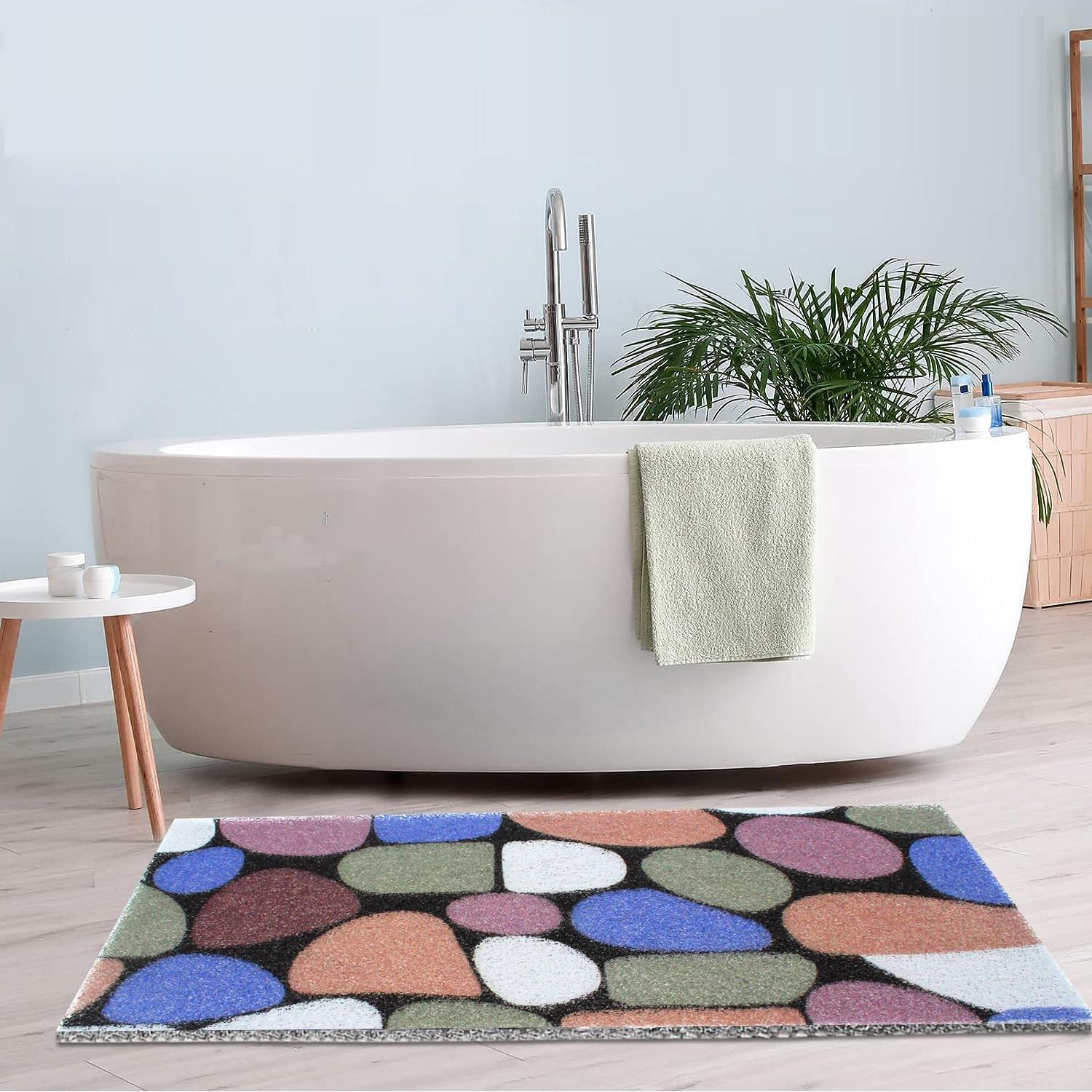 Alfombra de Ducha Antideslizante Godehone 40x91 cm PVC