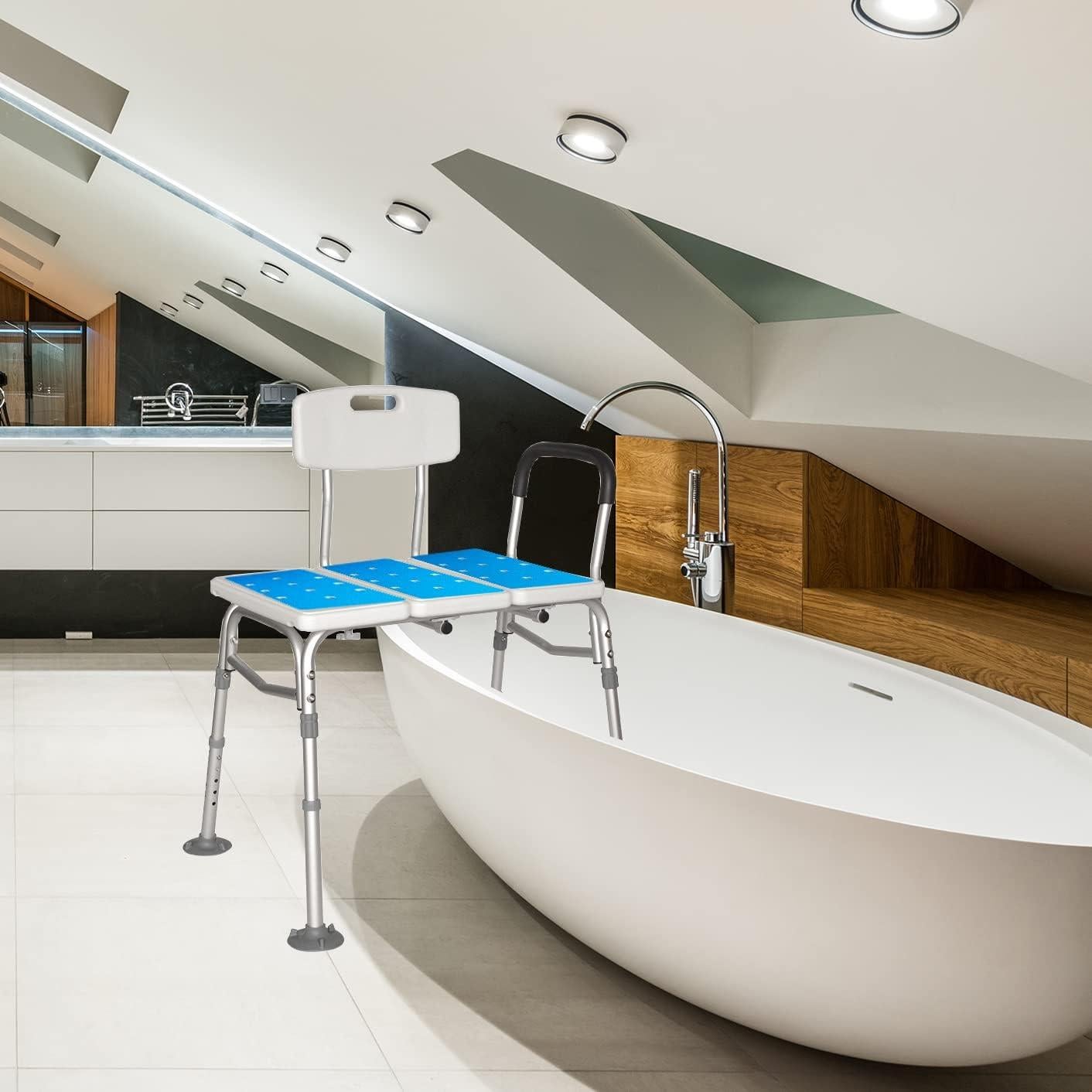 Alfombrillas Antideslizantes para Silla de Ducha MINIVON 3 PCS