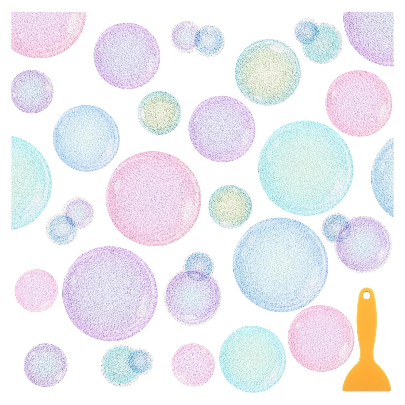 30 Calcomanías Antideslizantes Burbuja Fullhawl para Baño