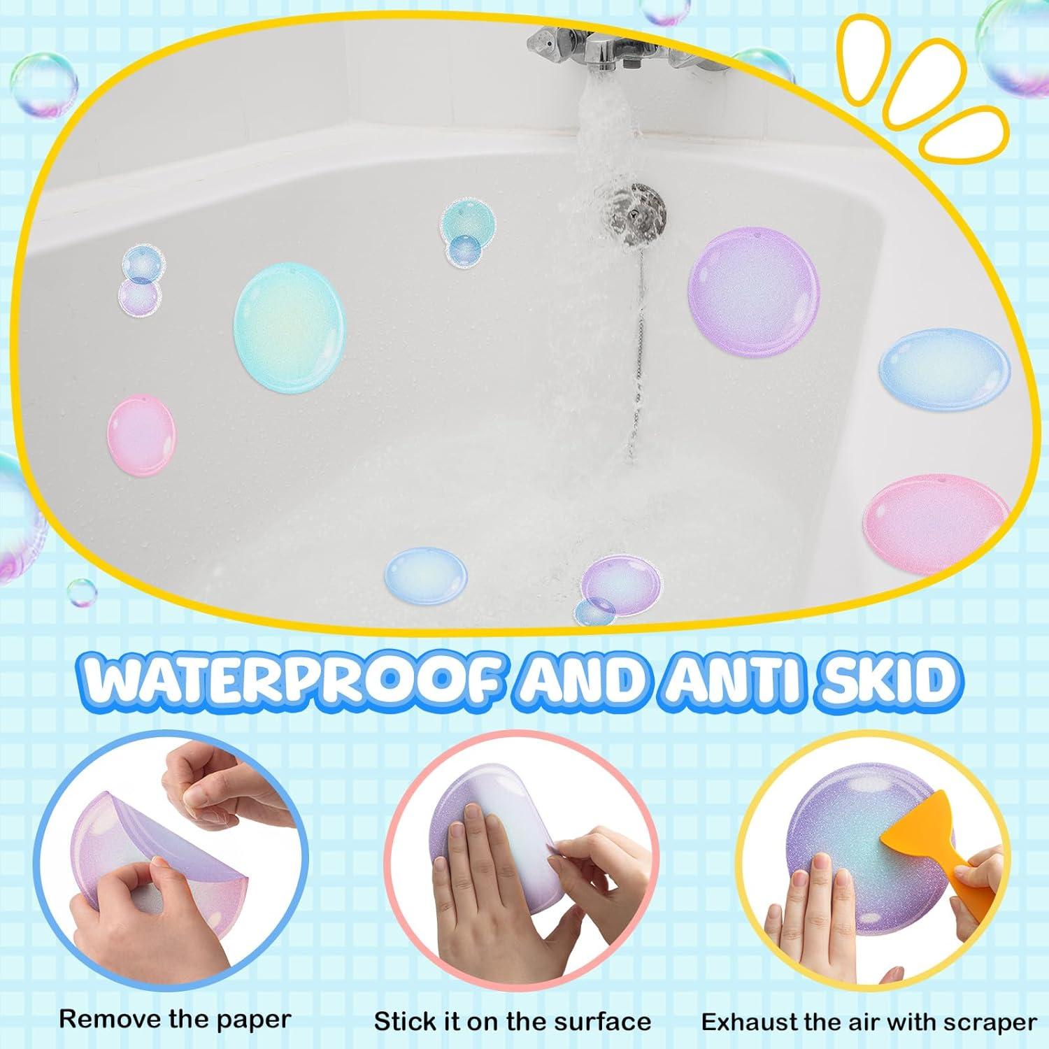 30 Calcomanías Antideslizantes Burbuja Fullhawl para Baño