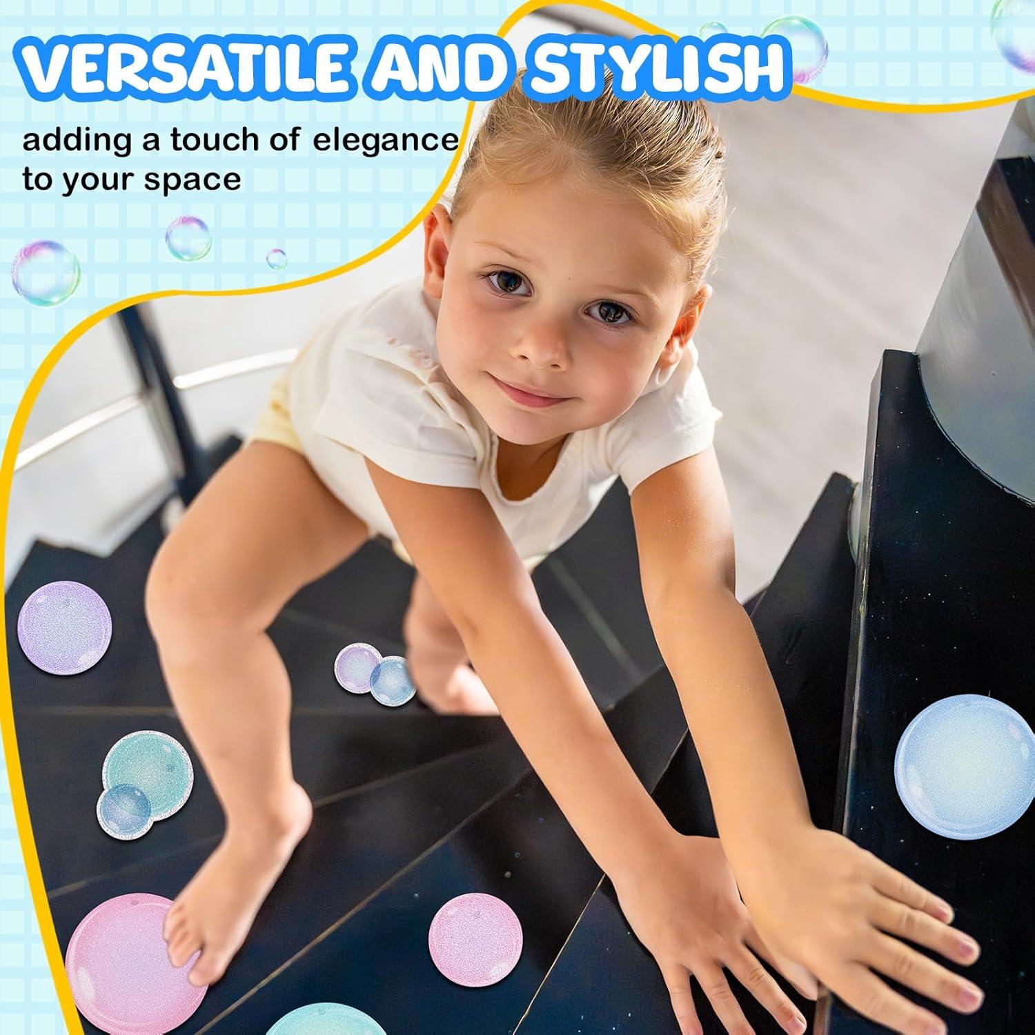 30 Calcomanías Antideslizantes Burbuja Fullhawl para Baño