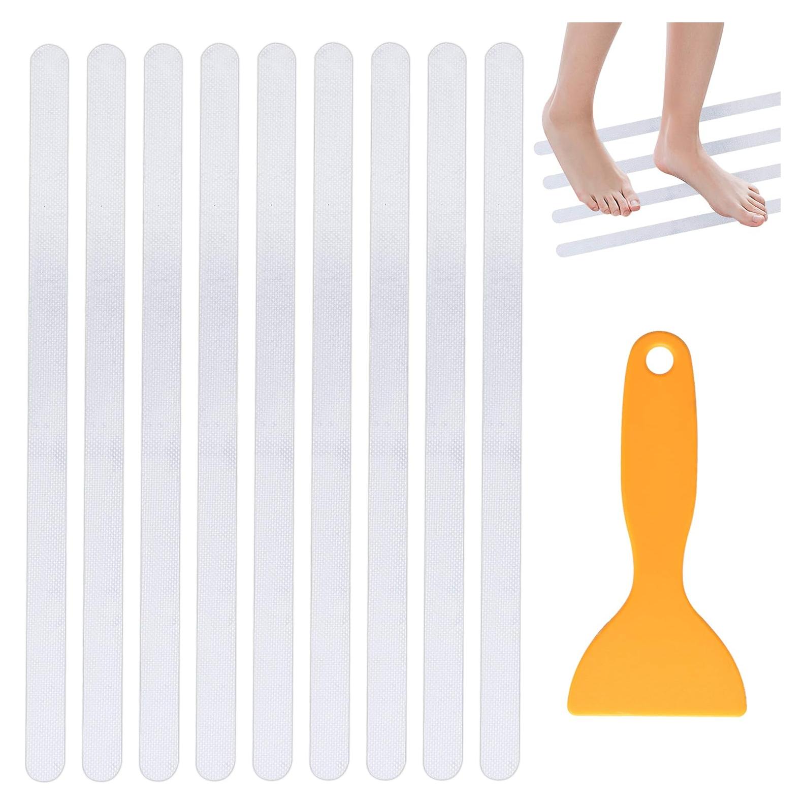 Pegatinas Antideslizantes Supkiir 24 PCS 38x2 cm para Baño