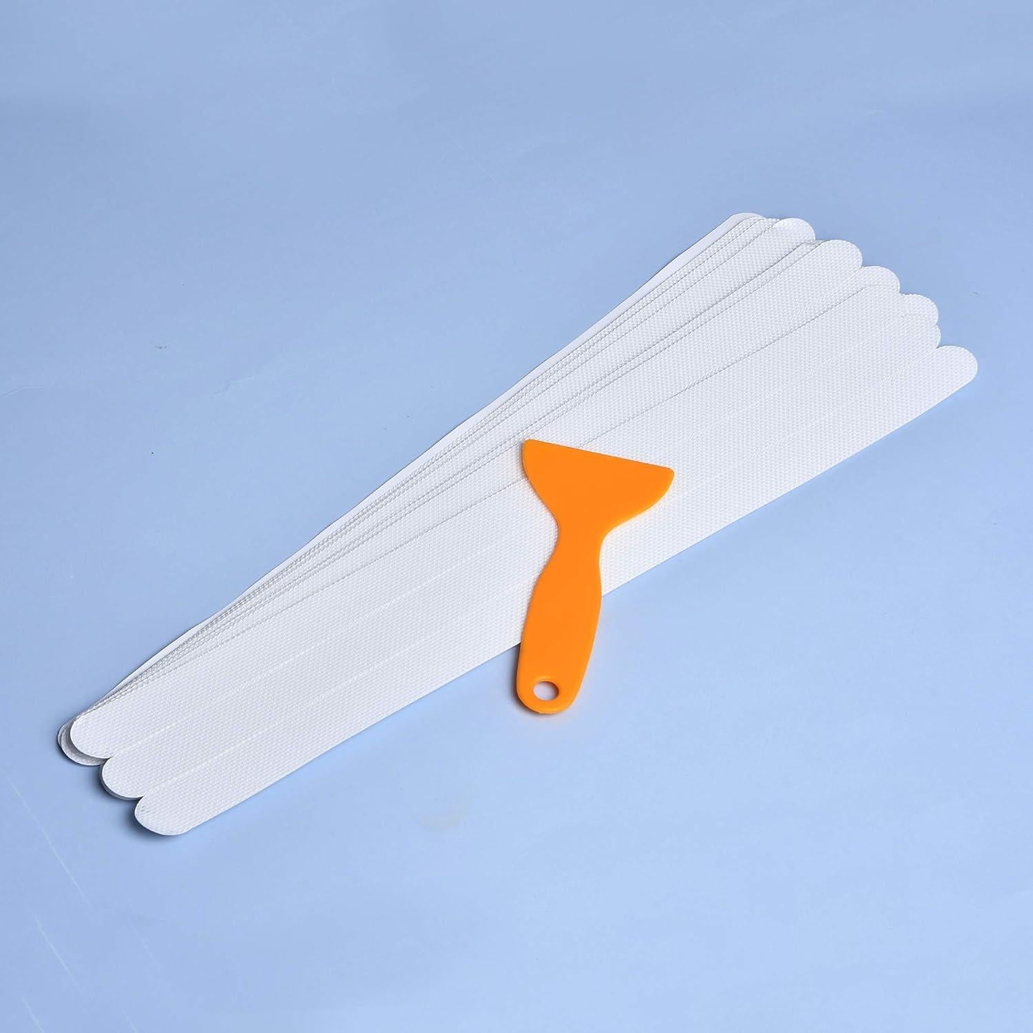 Pegatinas Antideslizantes Supkiir 24 PCS 38x2 cm para Baño