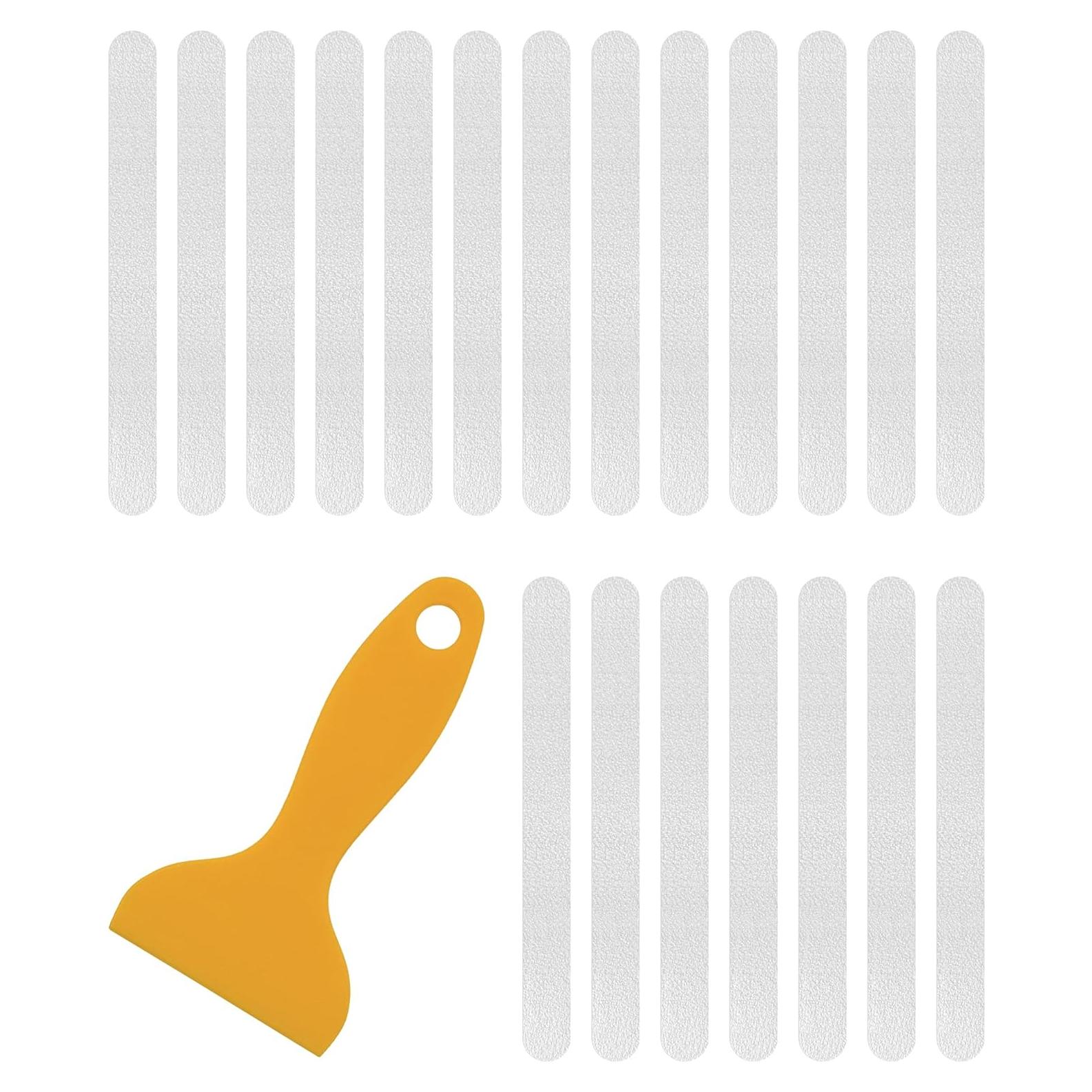 20 Calcomanías Transparentes Antideslizantes SANKEMU para Baño