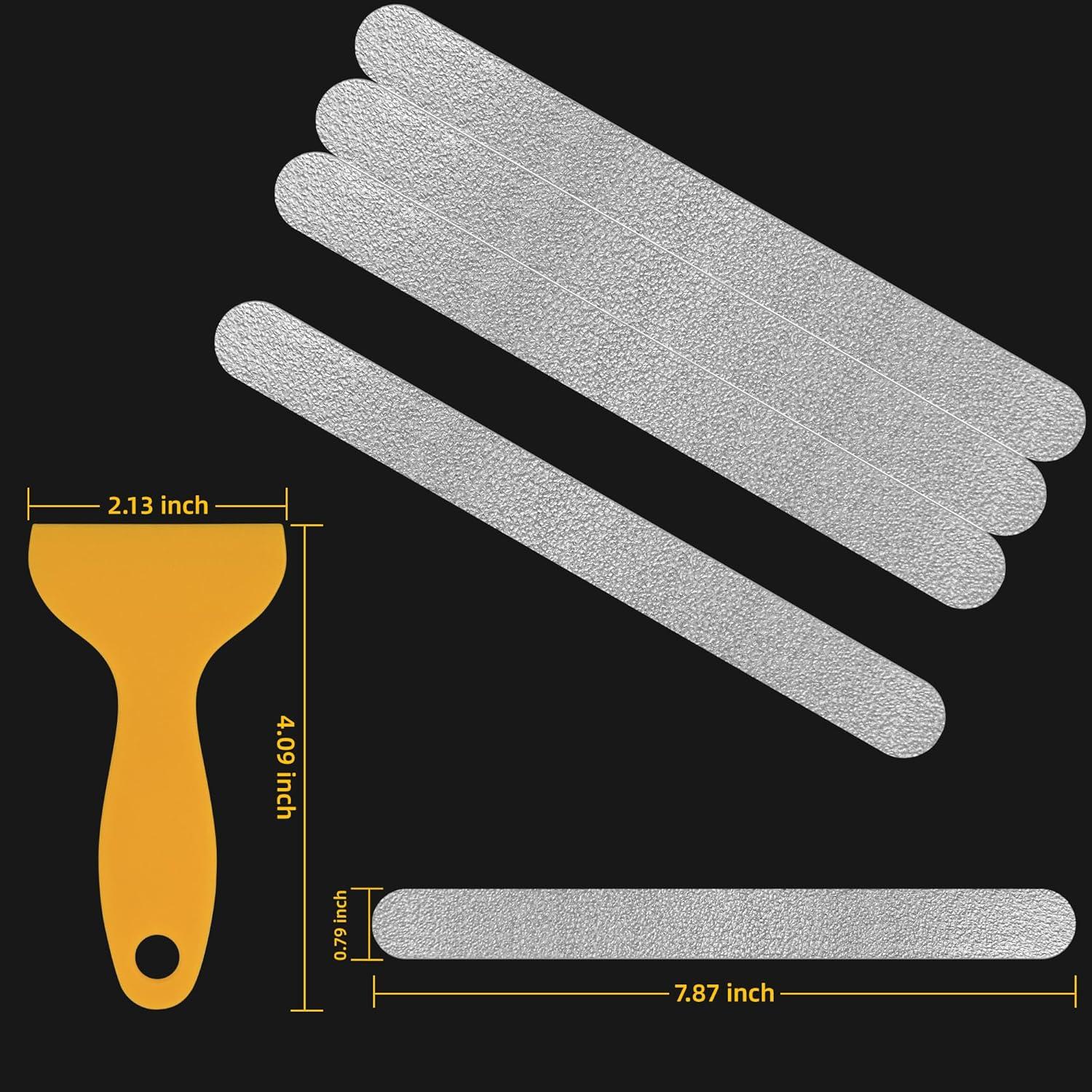 20 Calcomanías Transparentes Antideslizantes SANKEMU para Baño