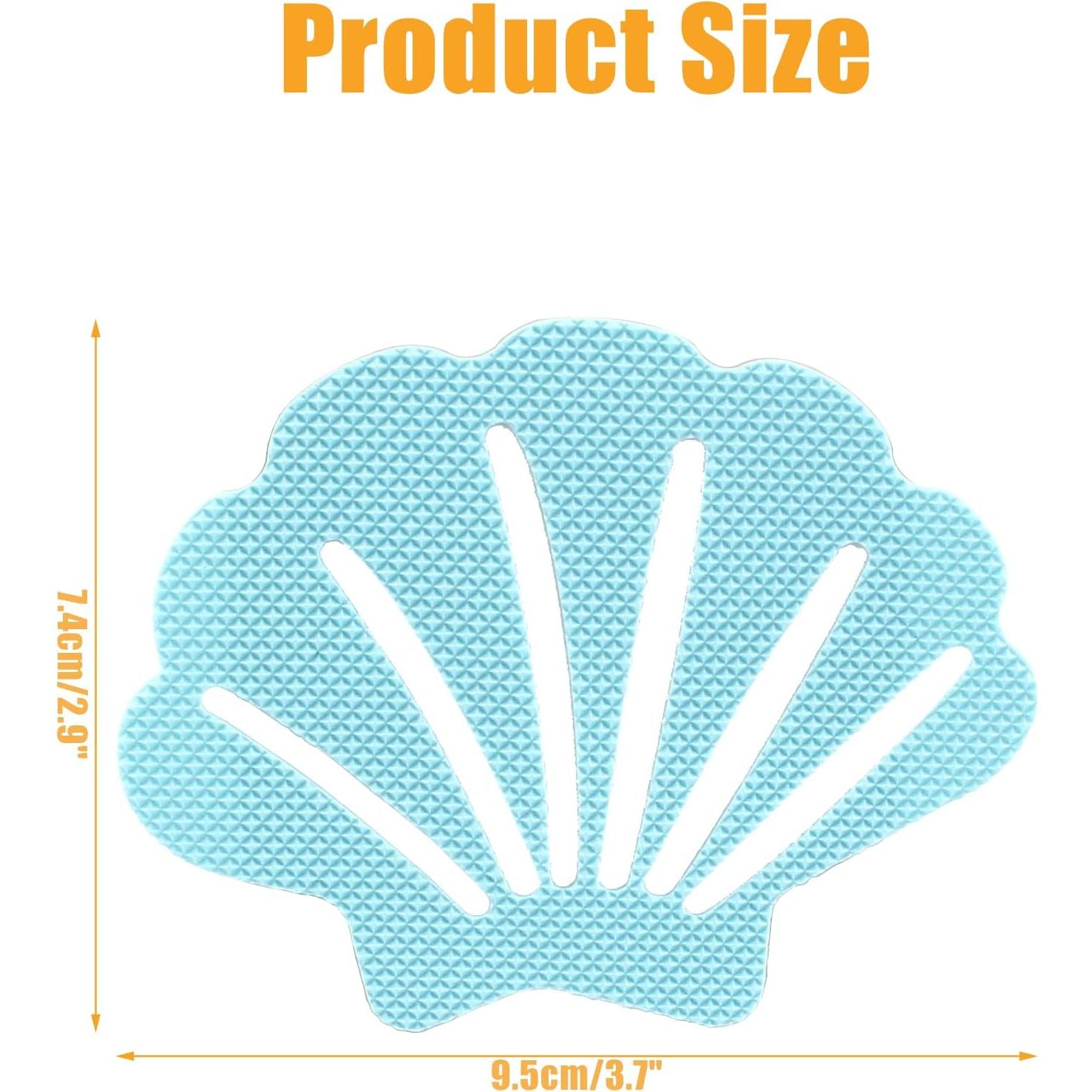 Calcomanías Antideslizantes Coufce para Baño Azul 12 Piezas