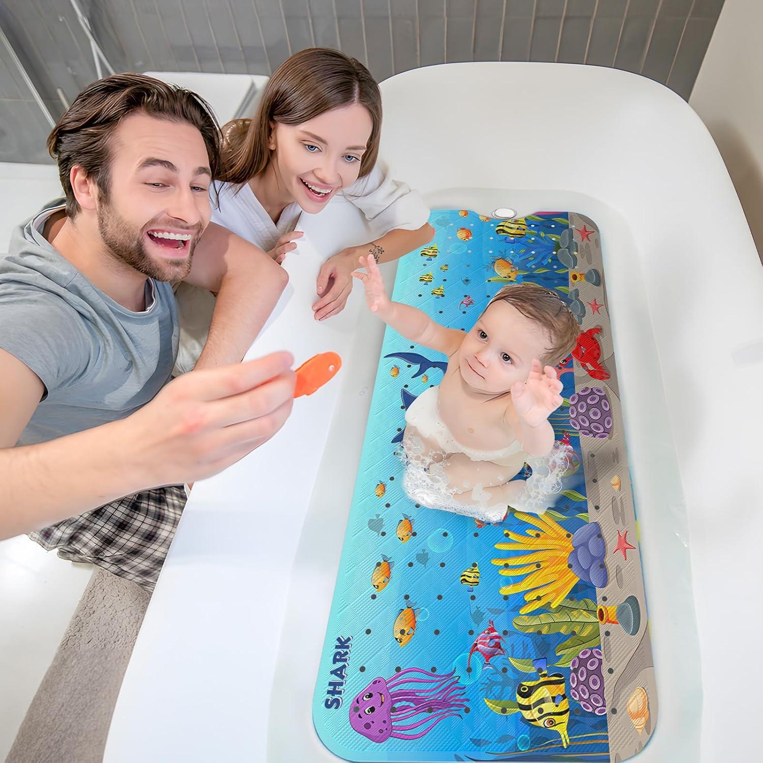 Alfombrilla de Baño Antideslizante XIYUNTE para Bebés 101.6x40.6cm