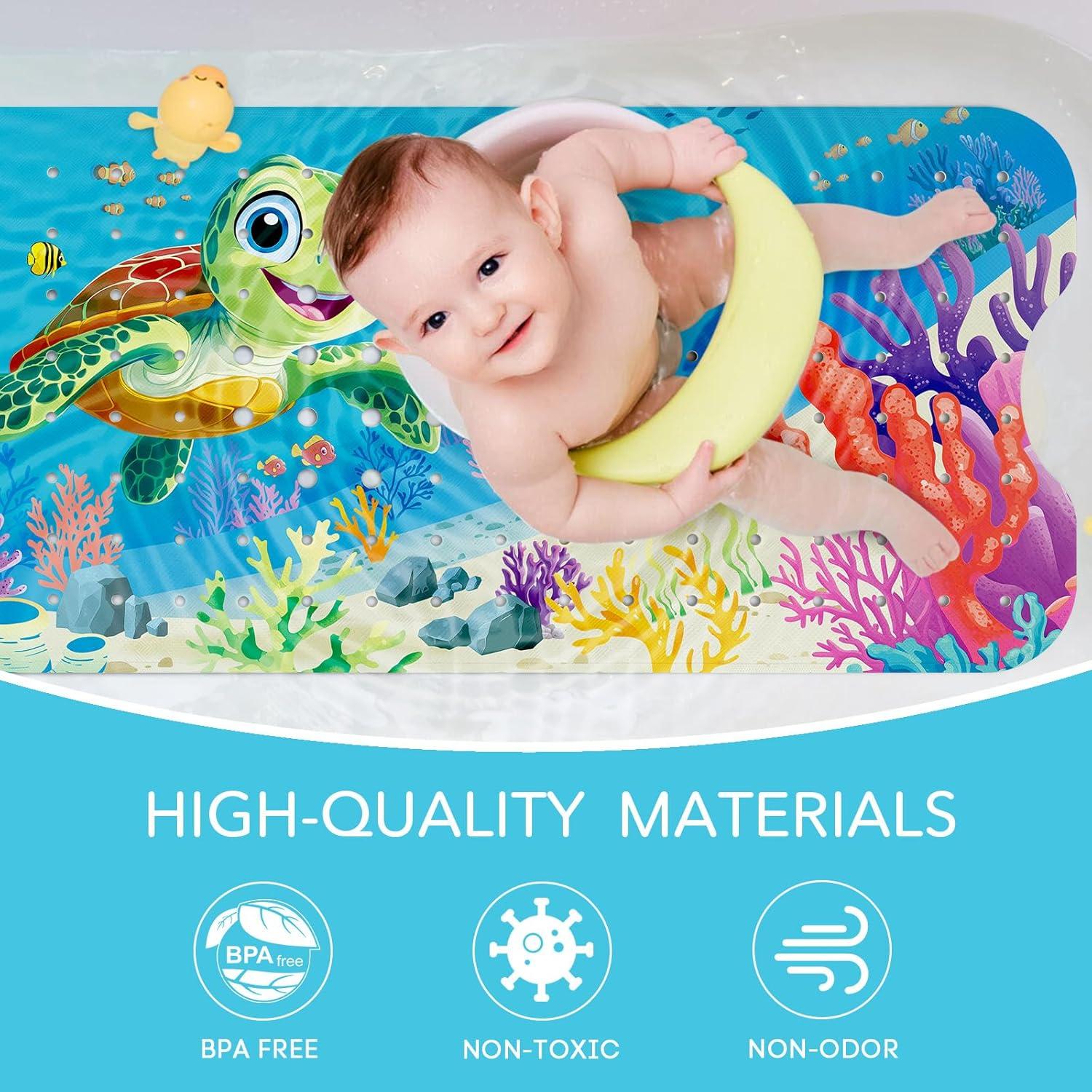 Alfombrilla de Baño Antideslizante SHUCHING Tortuga Marina 101.6x40.6cm