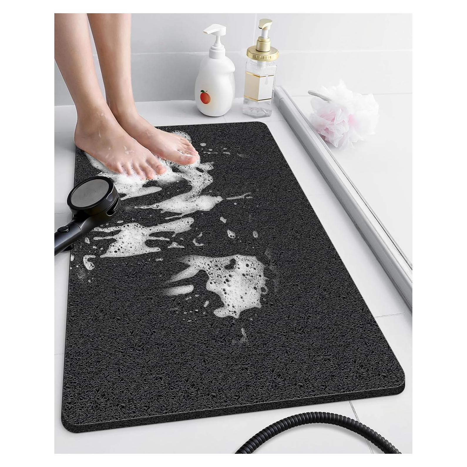 Mat de Ducha Antideslizante OTHWAY PVC 61x41cm Negro