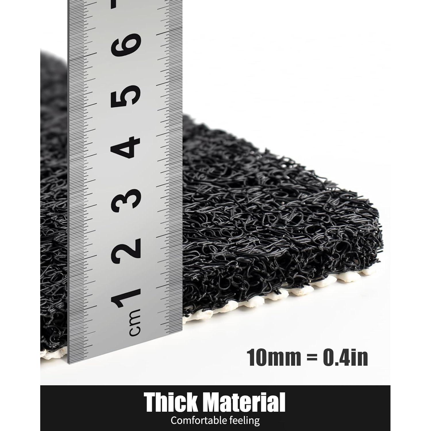 Mat de Ducha Antideslizante OTHWAY PVC 61x41cm Negro