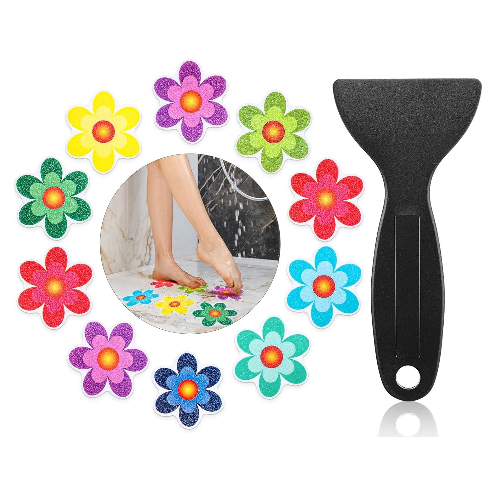 Tiras Antideslizantes Transparentes Amabro para Baño 10PCS