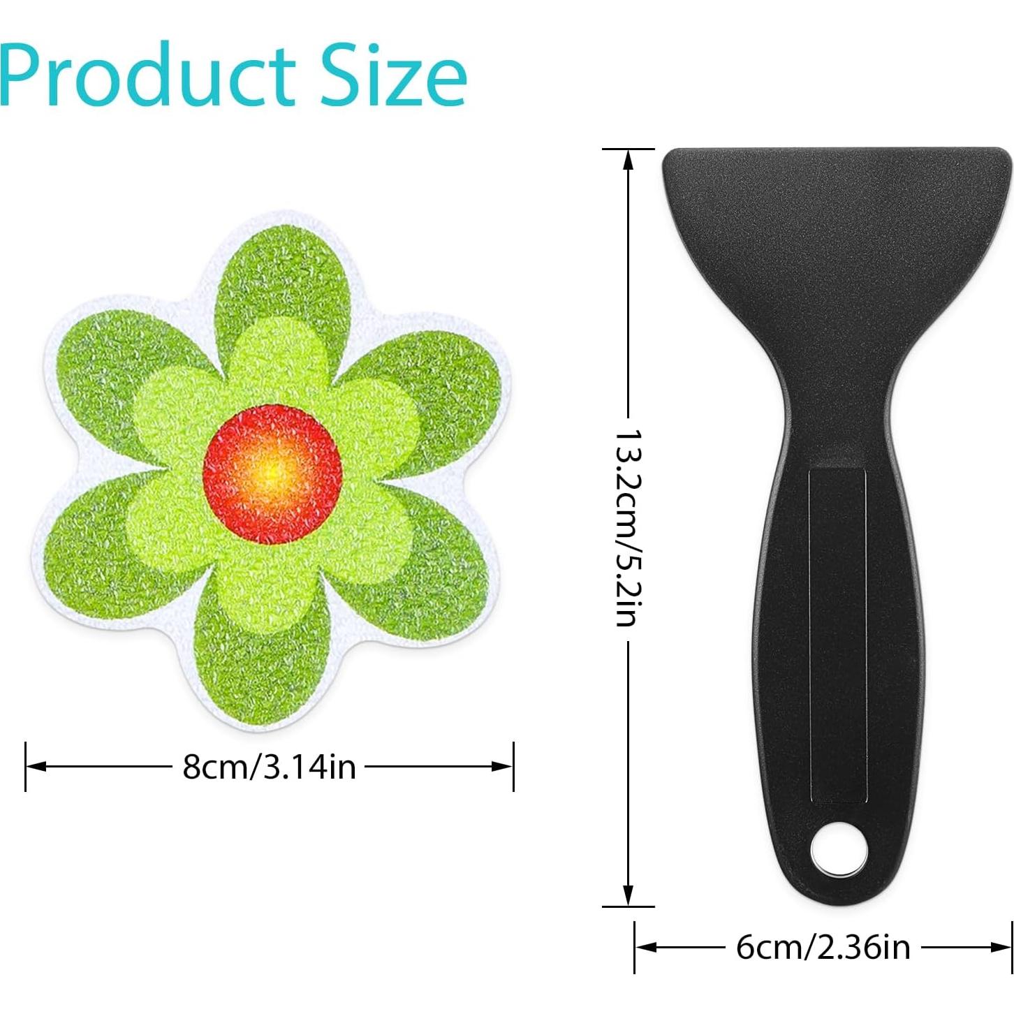 Tiras Antideslizantes Transparentes Amabro para Baño 10PCS