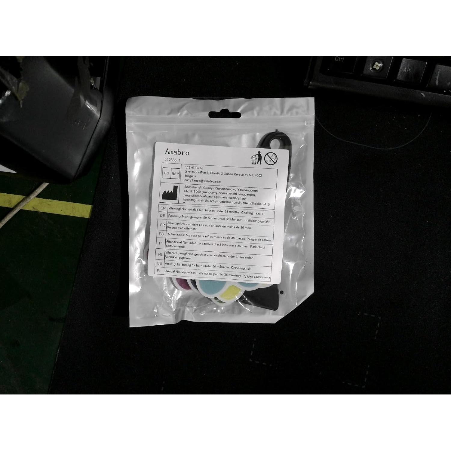 Tiras Antideslizantes Transparentes Amabro para Baño 10PCS