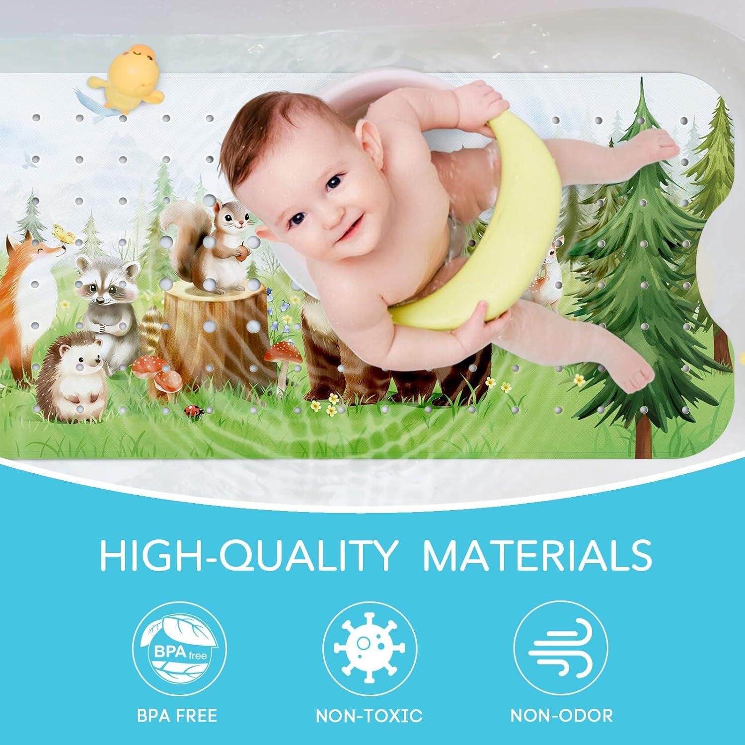 Alfombrilla de Baño Antideslizante SHUCHING 101.6x40.6 cm Pino