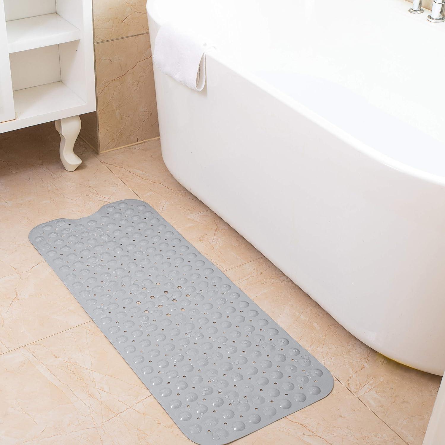 Alfombrilla de Baño Antideslizante COMUSTER 99x40.6cm Gris