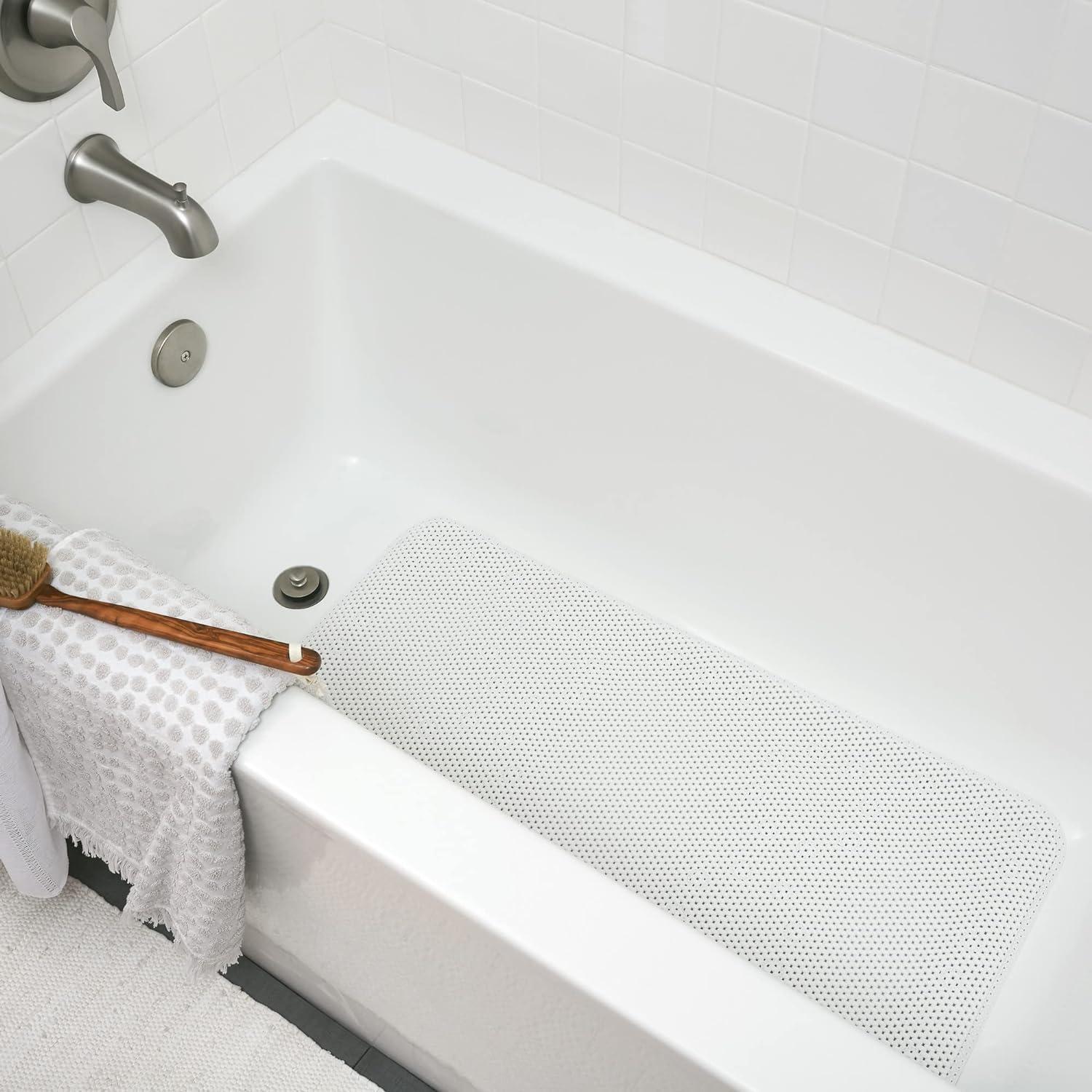 Alfombra de Baño Antideslizante Duck Brand Softex 91x43 cm Blanca